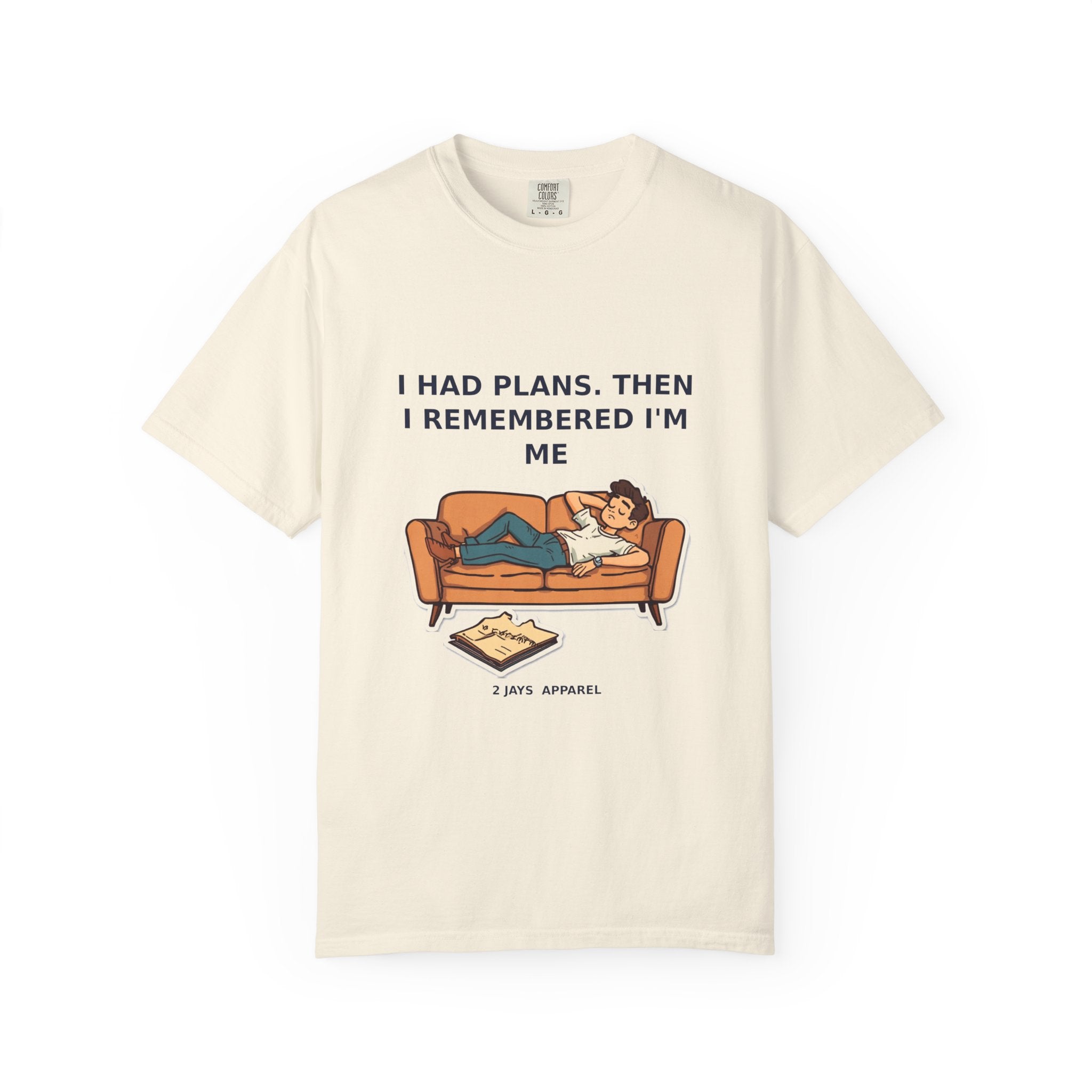 Allergic To Plans — Funny Introvert Tee