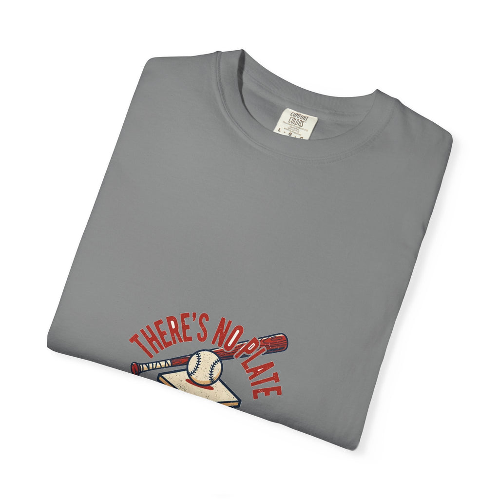 There's No Plate Like Home — Funny Baseball Tee