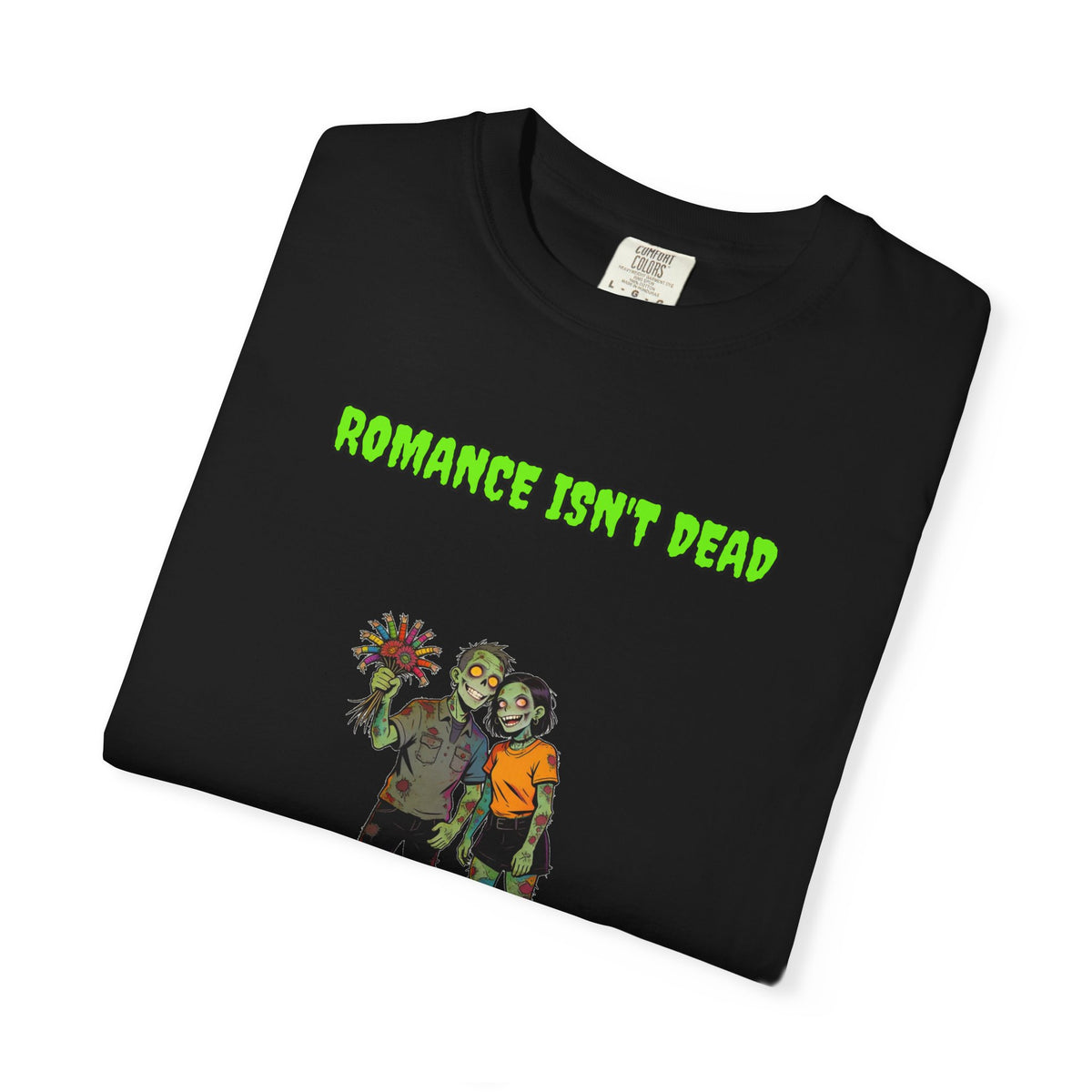 Romance Isn't Dead — Zombie Couple Tee (18+)