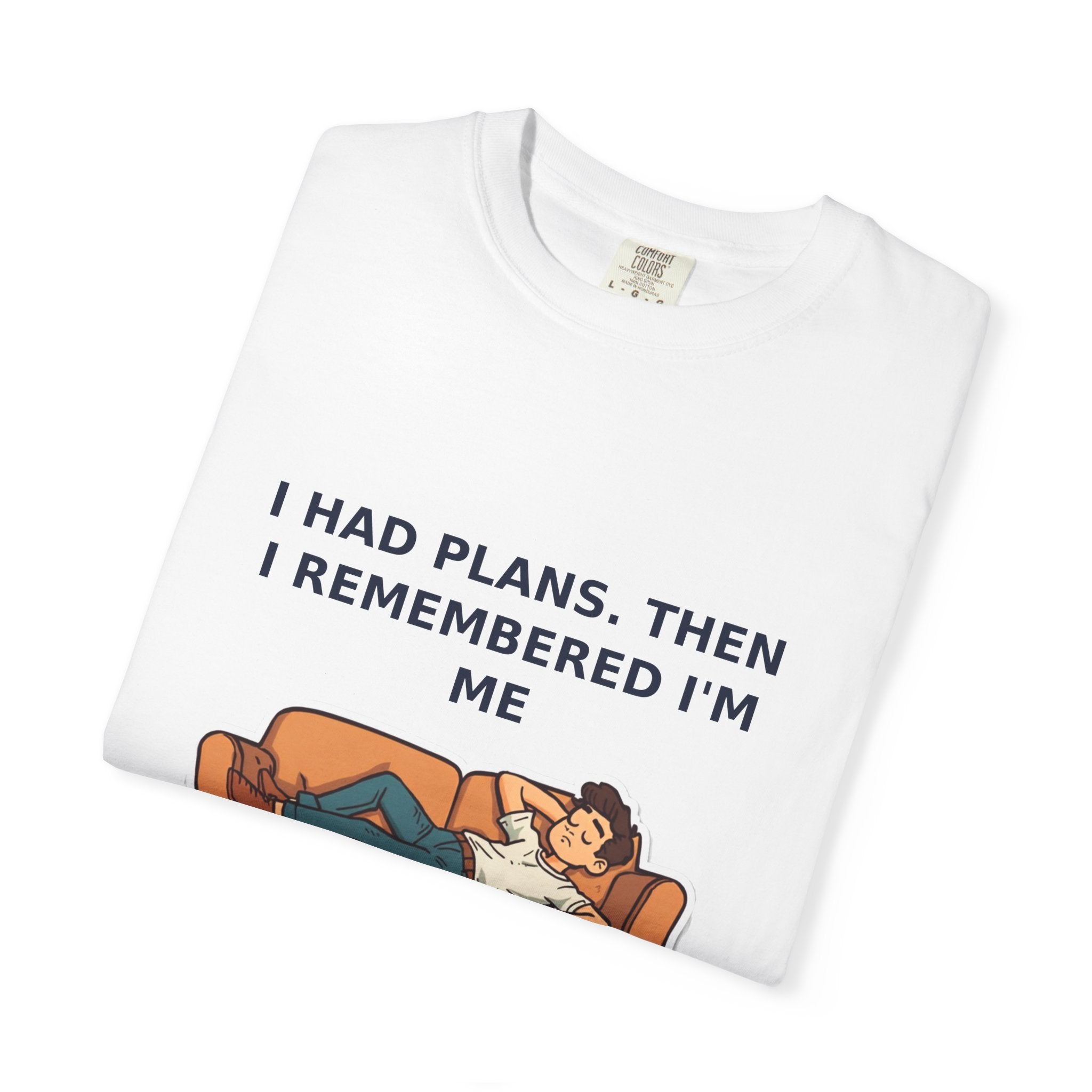 Allergic To Plans — Funny Introvert Tee