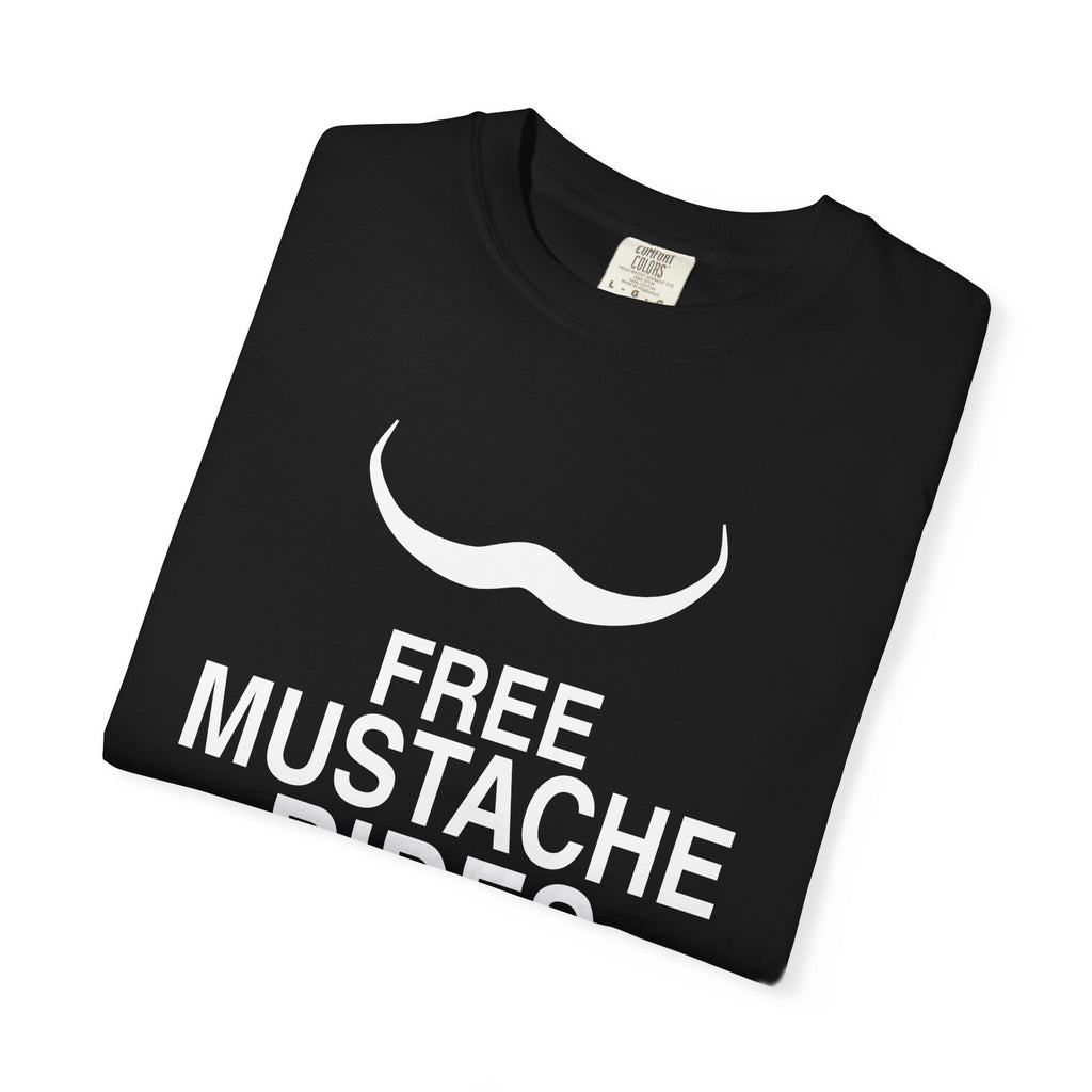 Free Mustache Rides - Funny Adult Humor T-Shirt