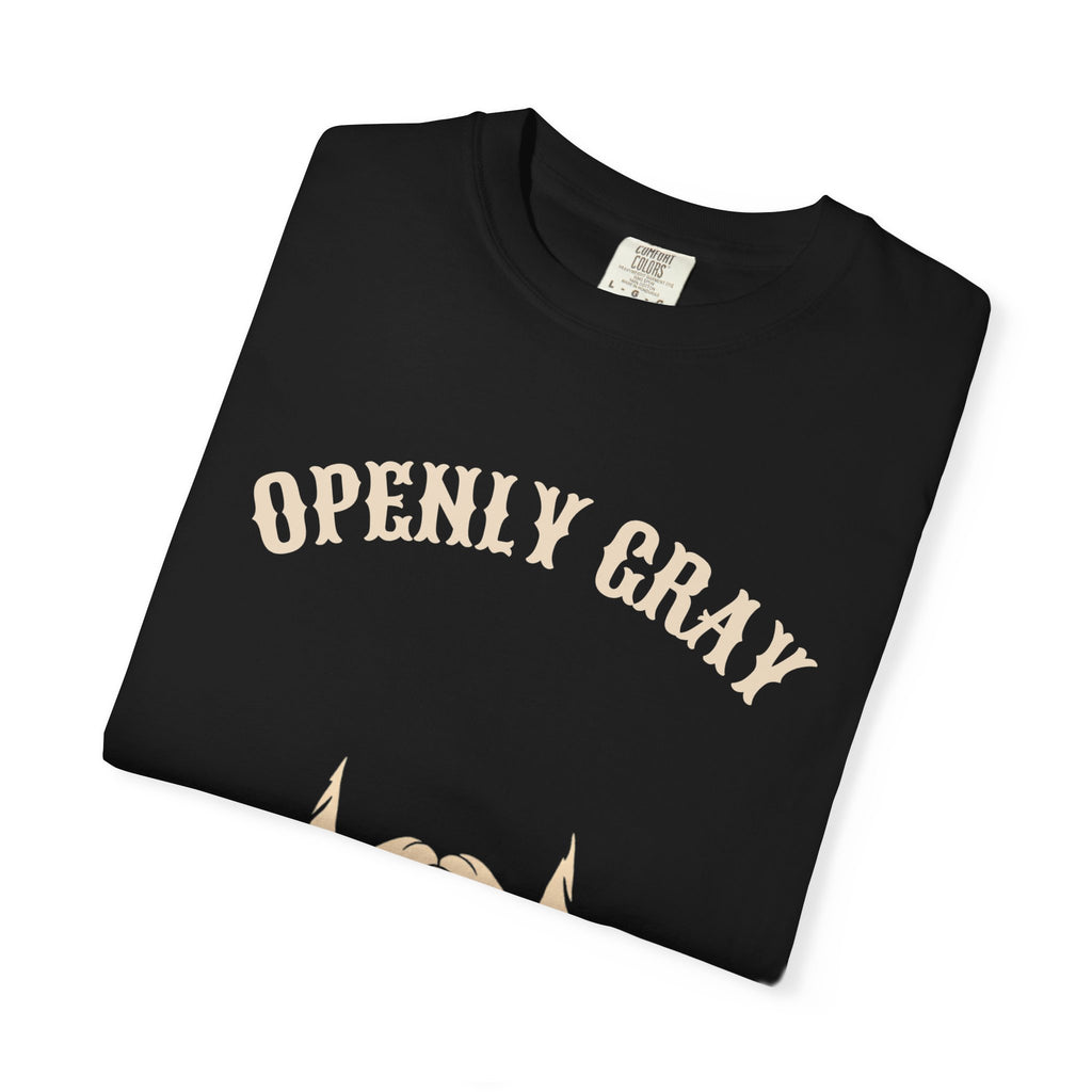Openly Gray — Funny Bearded Distinguished Tee