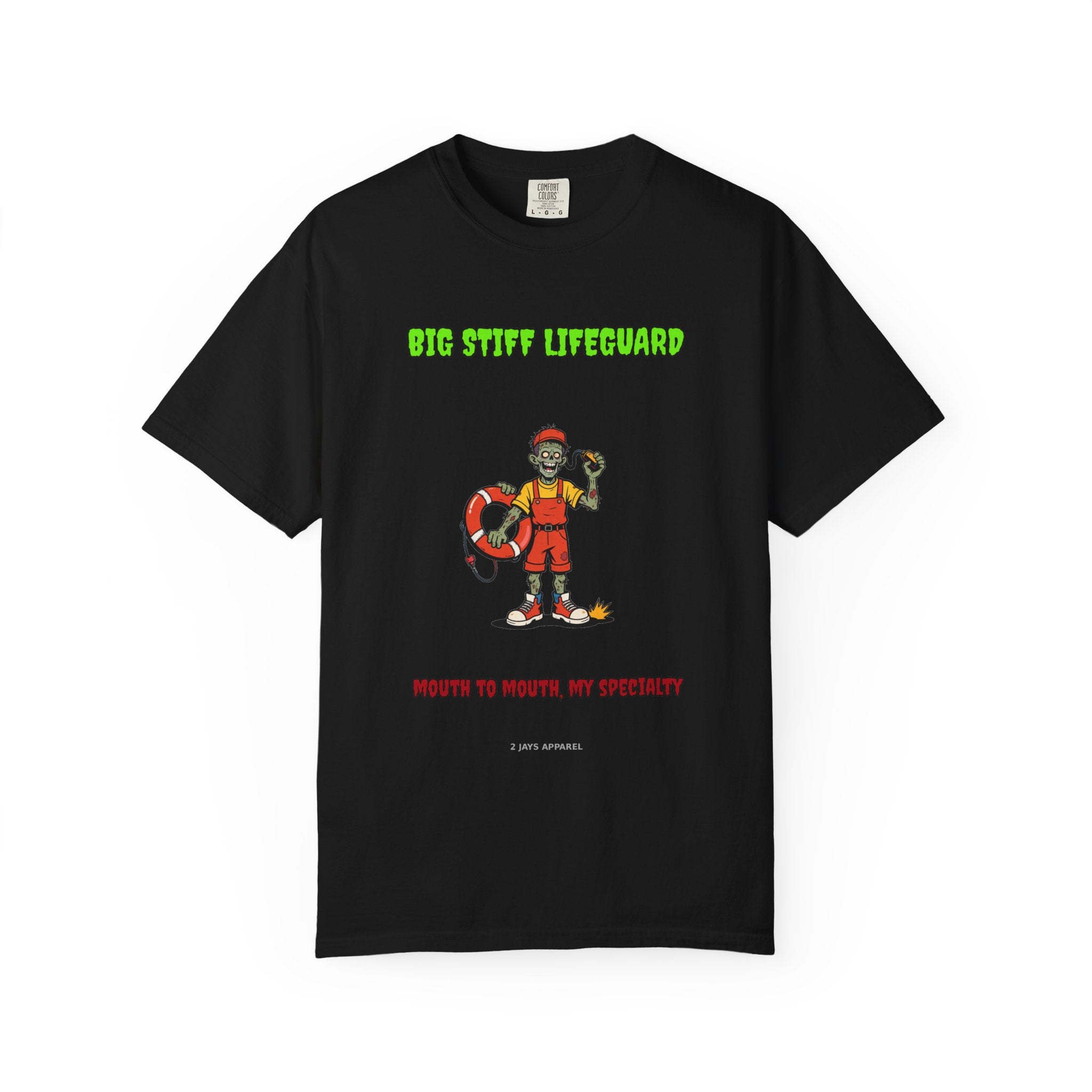 Big Stiff Lifeguard — Zombie Tee (18+)