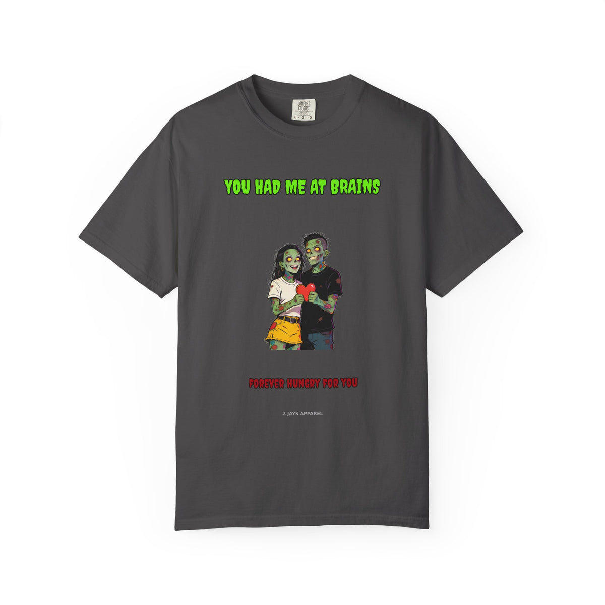 You Had Me At Brains — Zombie Couple Tee