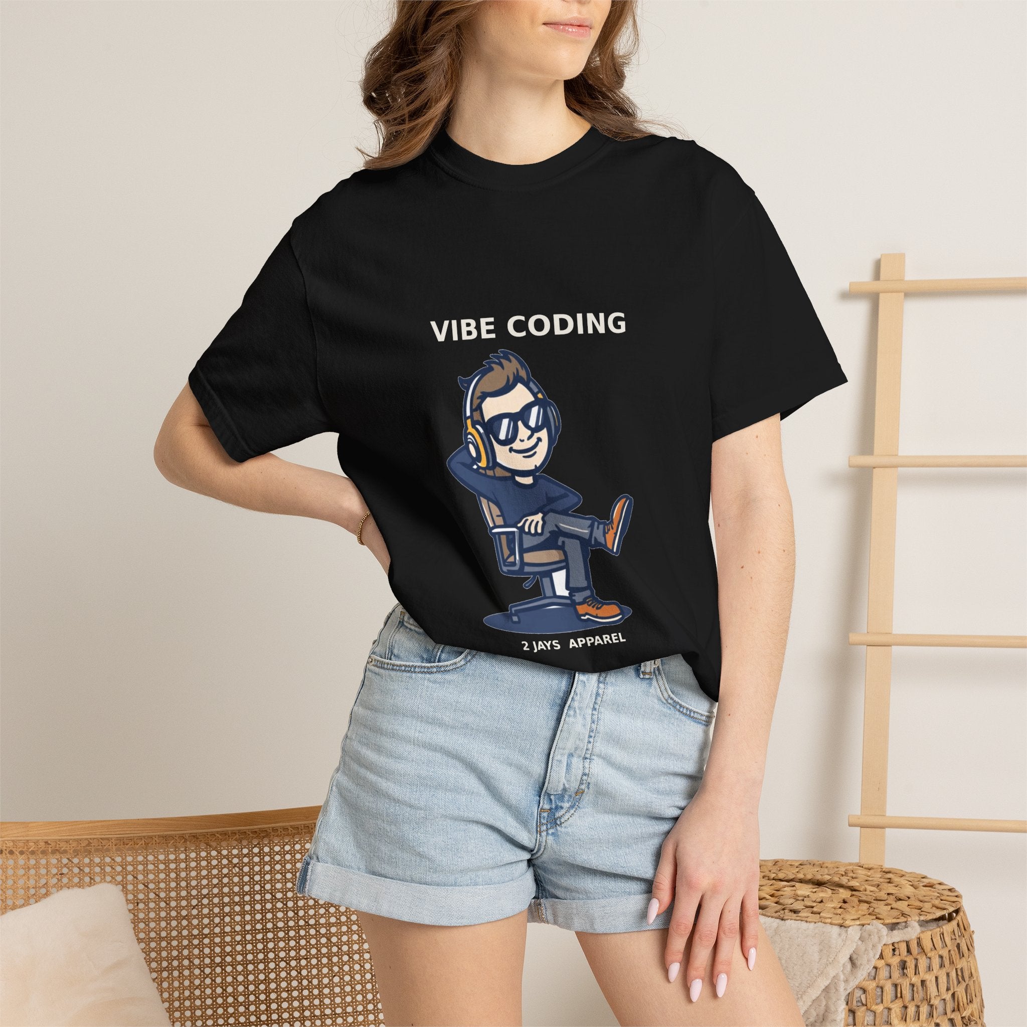 Vibe Coding — Funny Programmer Tee