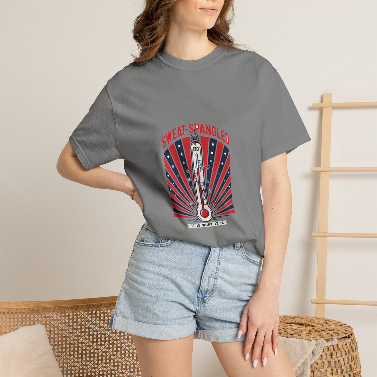 Sweat-Spangled — Funny Summer Patriotic Tee