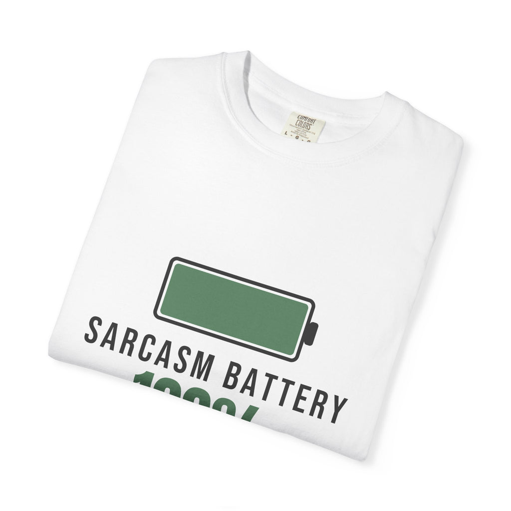Sarcasm Battery — Funny Sarcastic Tee