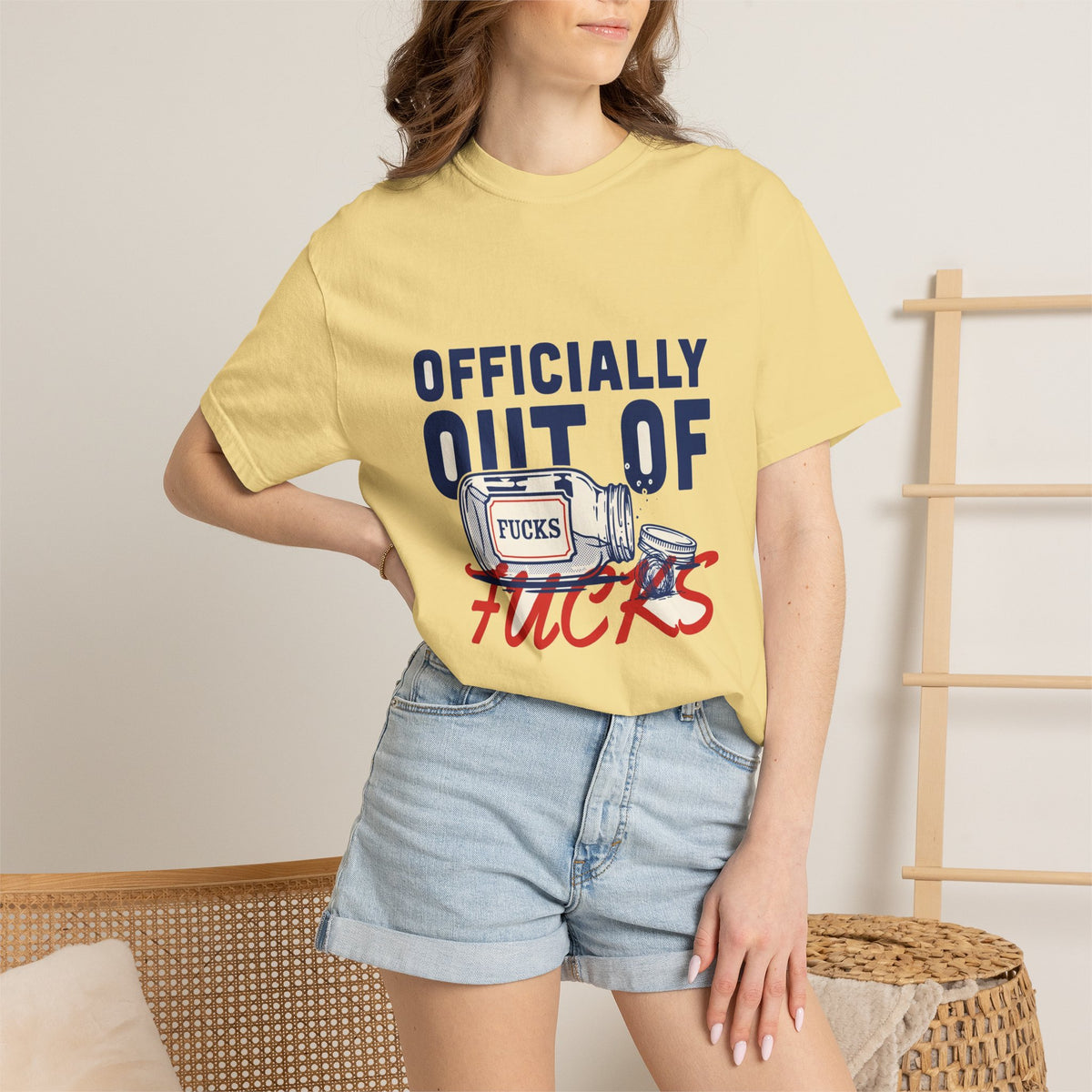 Officially Out Of Fucks — Funny Adult Tee