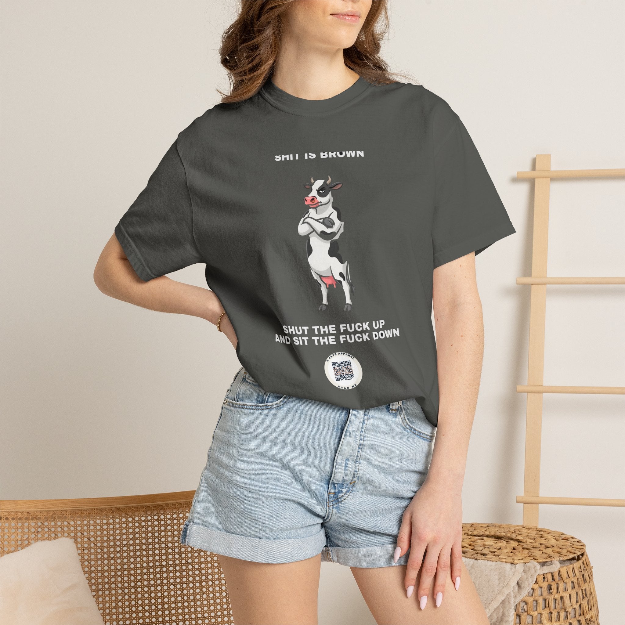 Cute-Savage Cow — roses are red, shit is brown (18+)