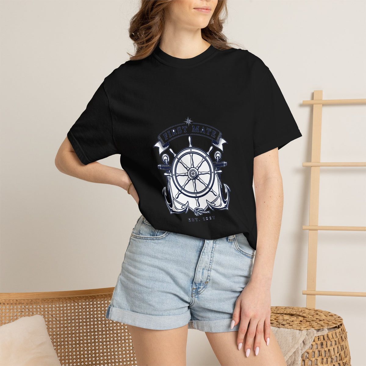 First Mate — Matching Couples Boating Shirt