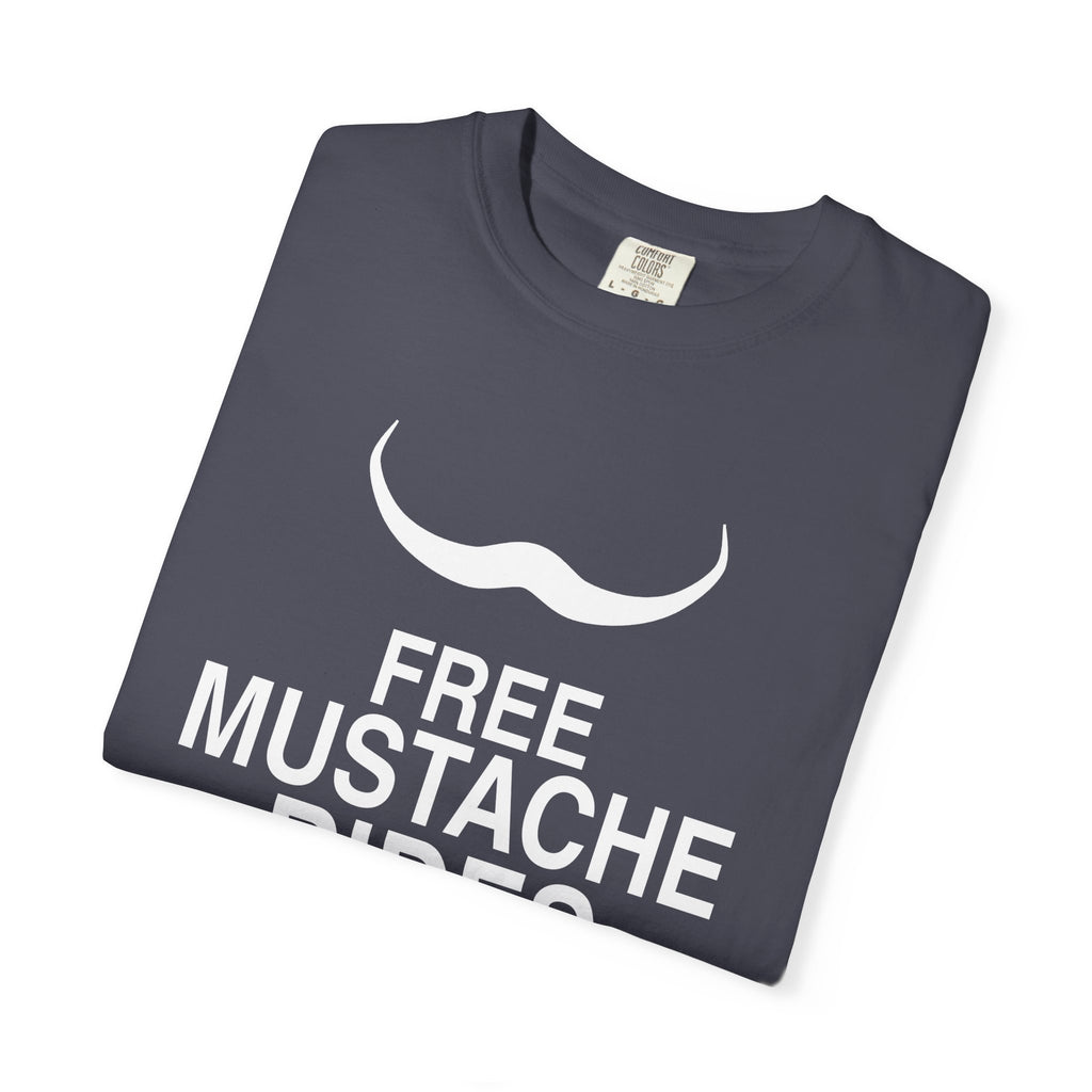 Free Mustache Rides - Funny Adult Humor T-Shirt