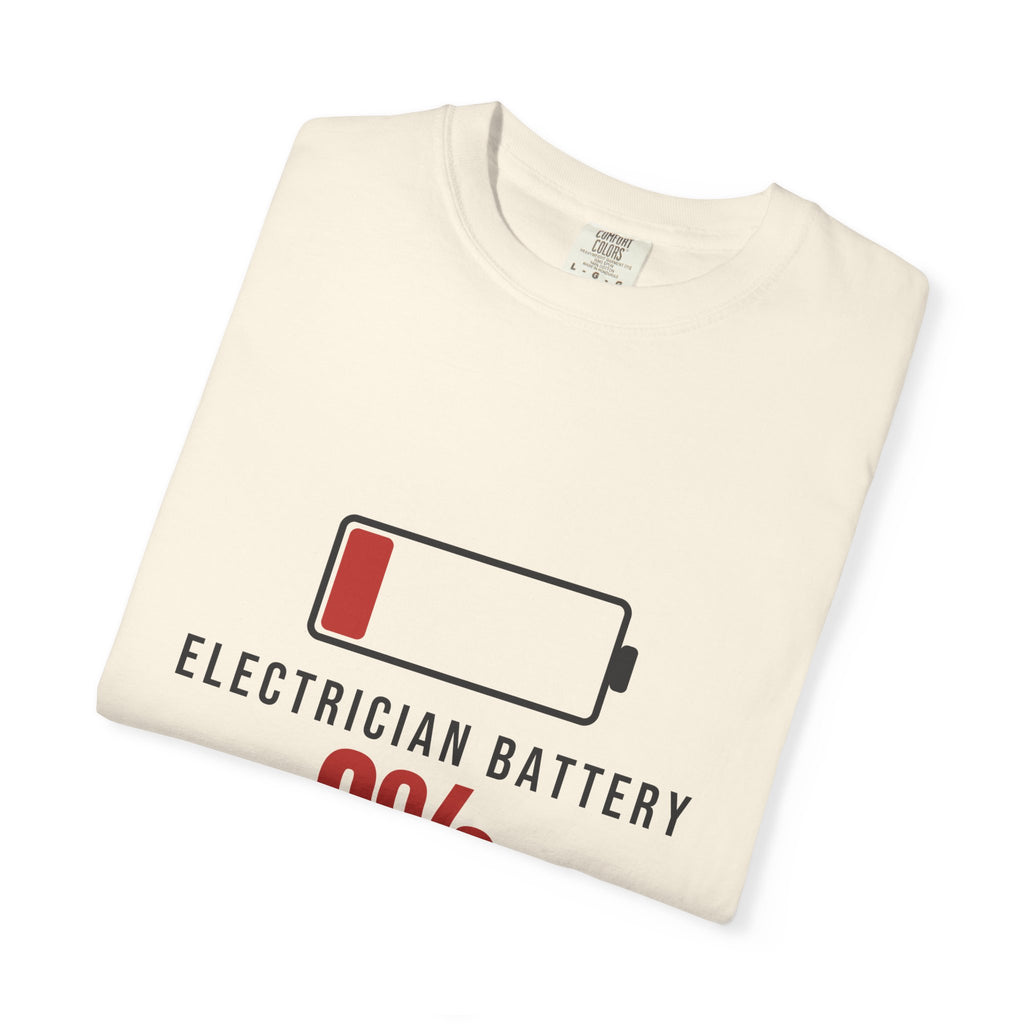 Electrician Battery — Funny Electrician Tee