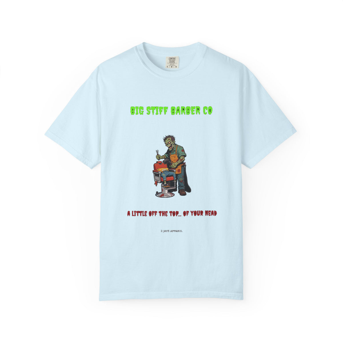 🧟 Big Stiff BARBER CO — "a little off the top... of your head"