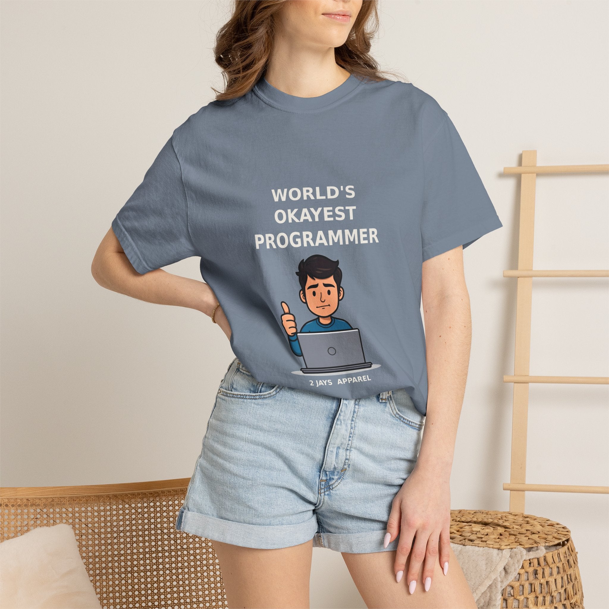 World's Okayest Programmer — Funny Coder Tee