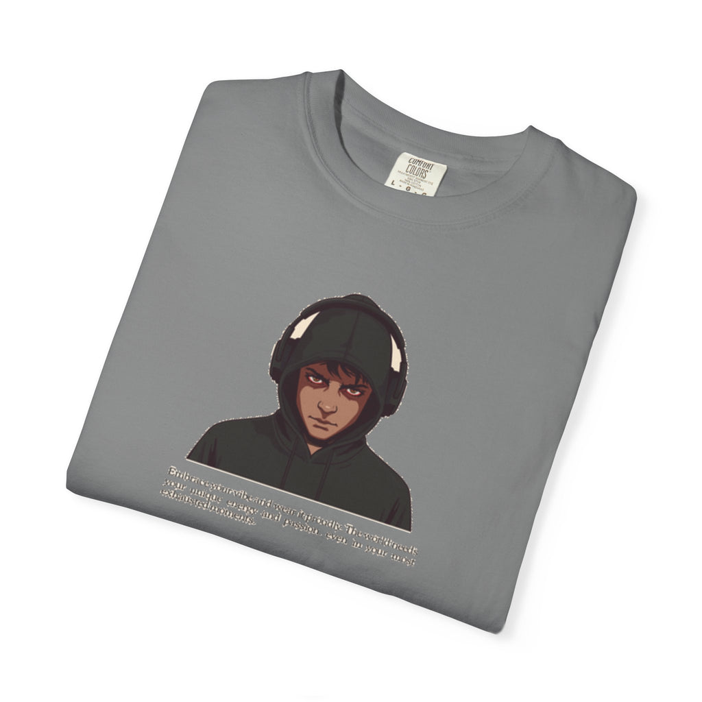 Headphones Hoodie Red Eyes — Vibe Coder 1