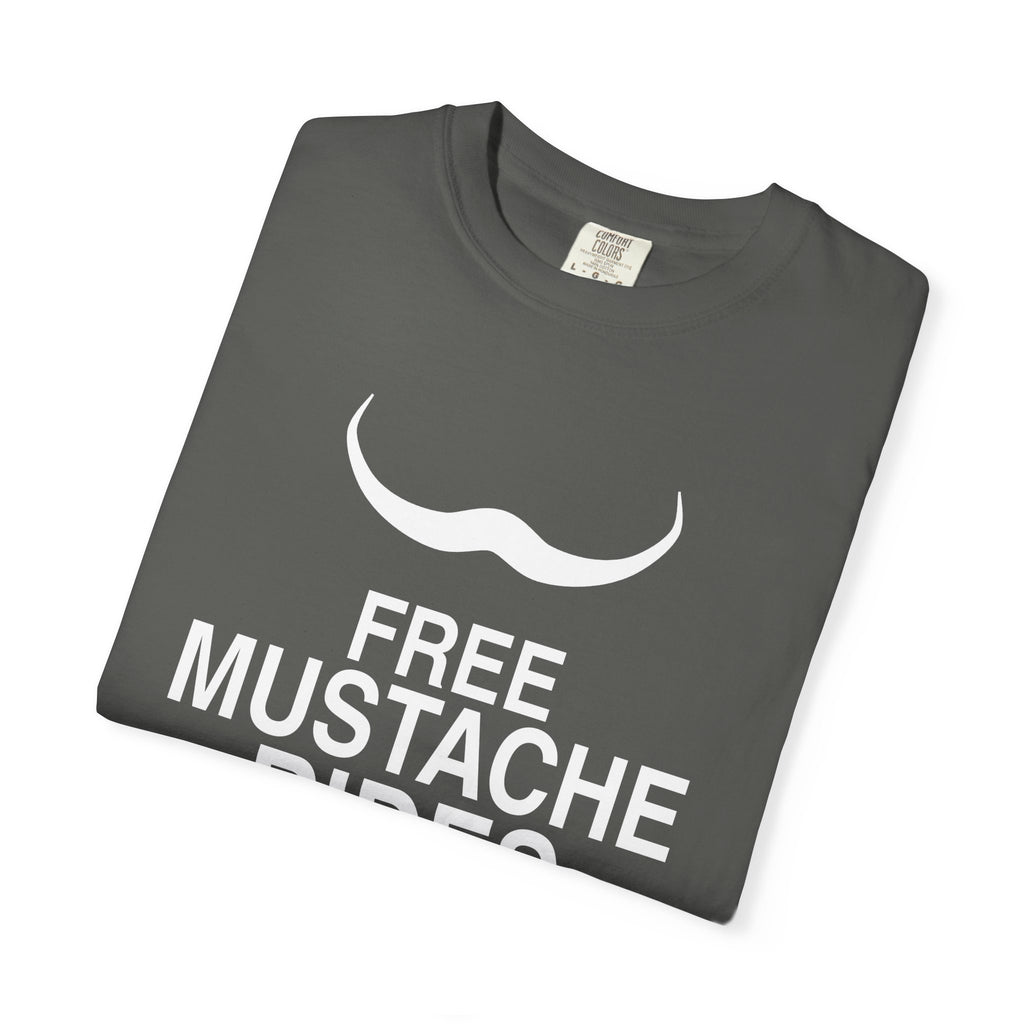 Free Mustache Rides - Funny Adult Humor T-Shirt