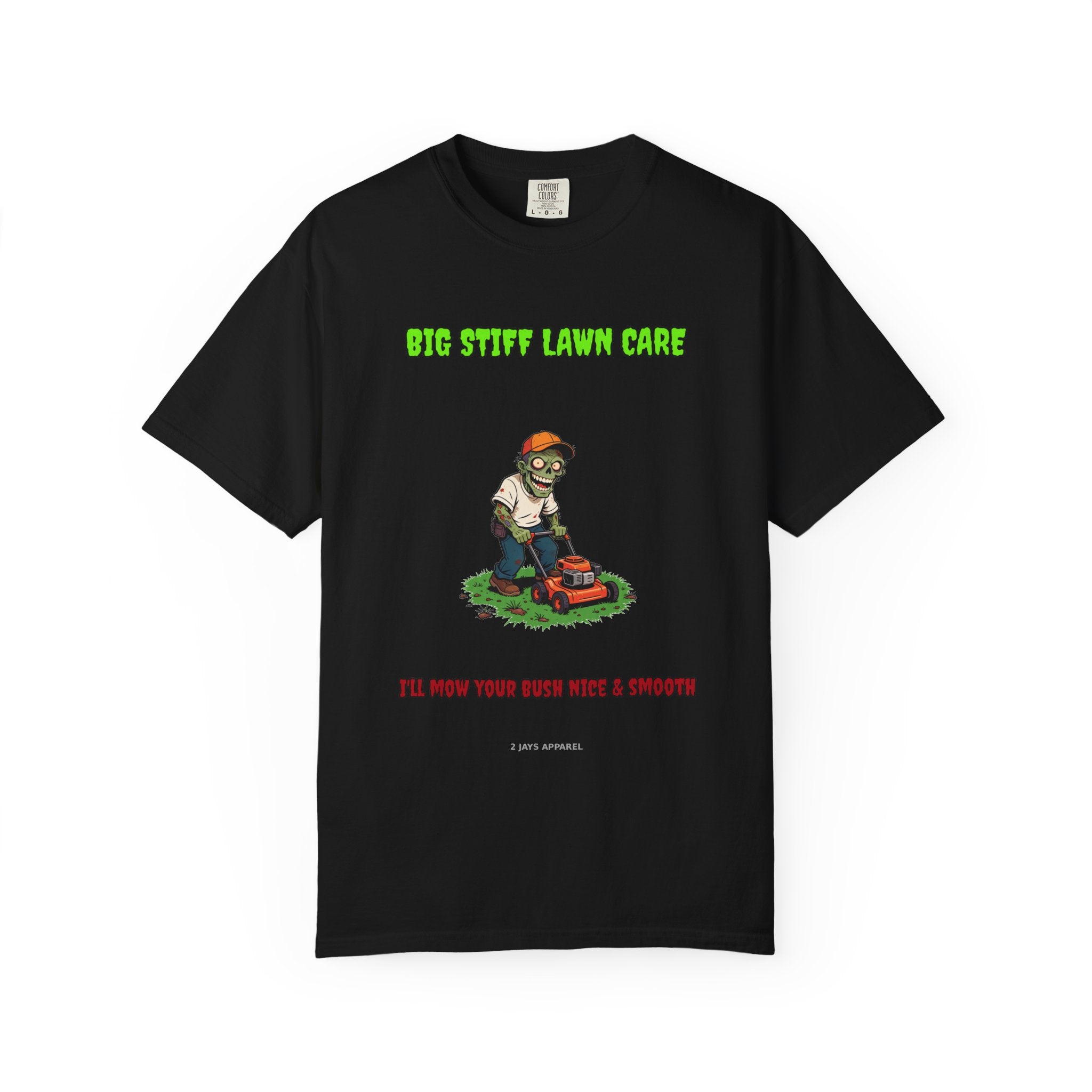 Big Stiff Lawn Care — Zombie Tee (18+)