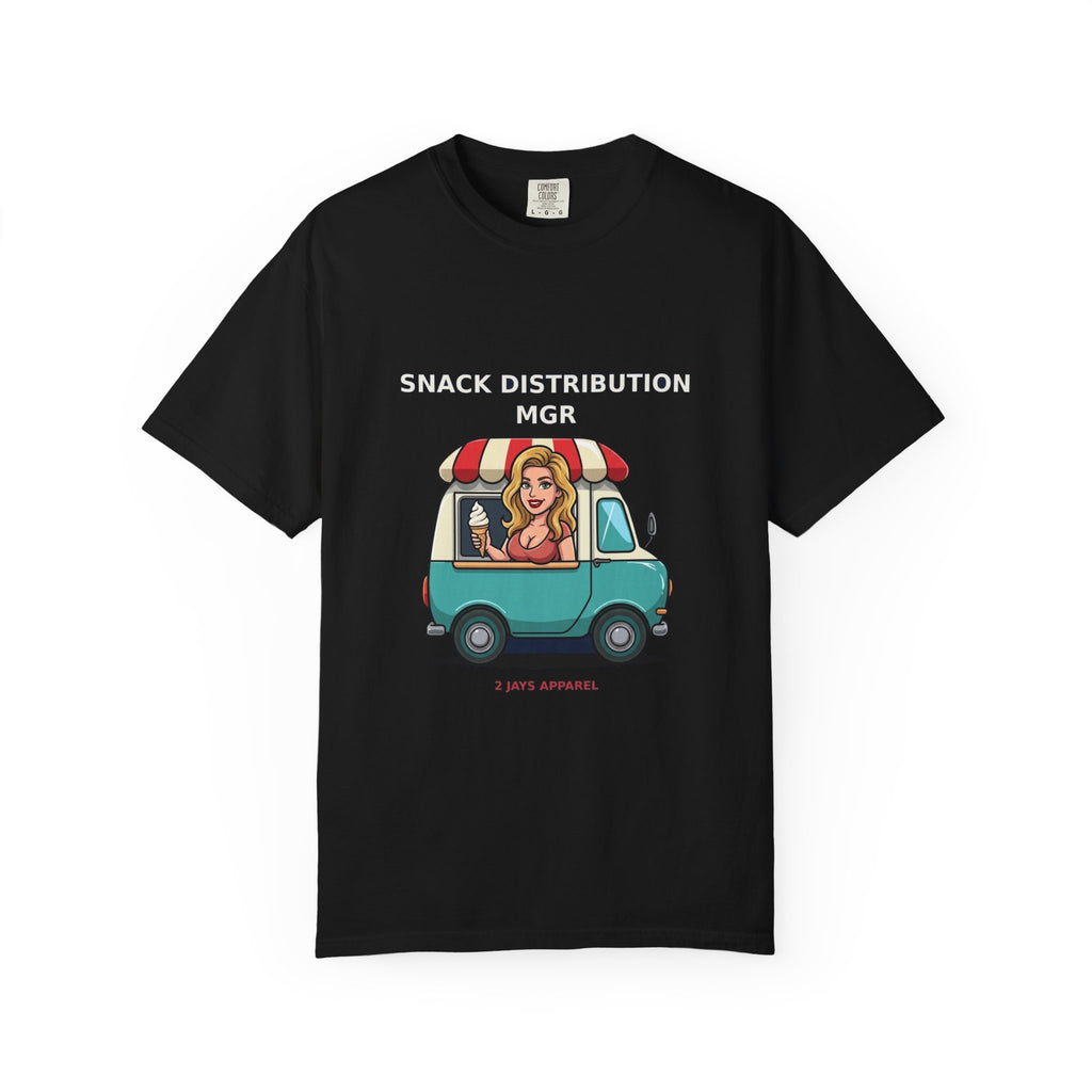 Snack Distribution Mgr — Funny Adult Ice Cream Truck Tee