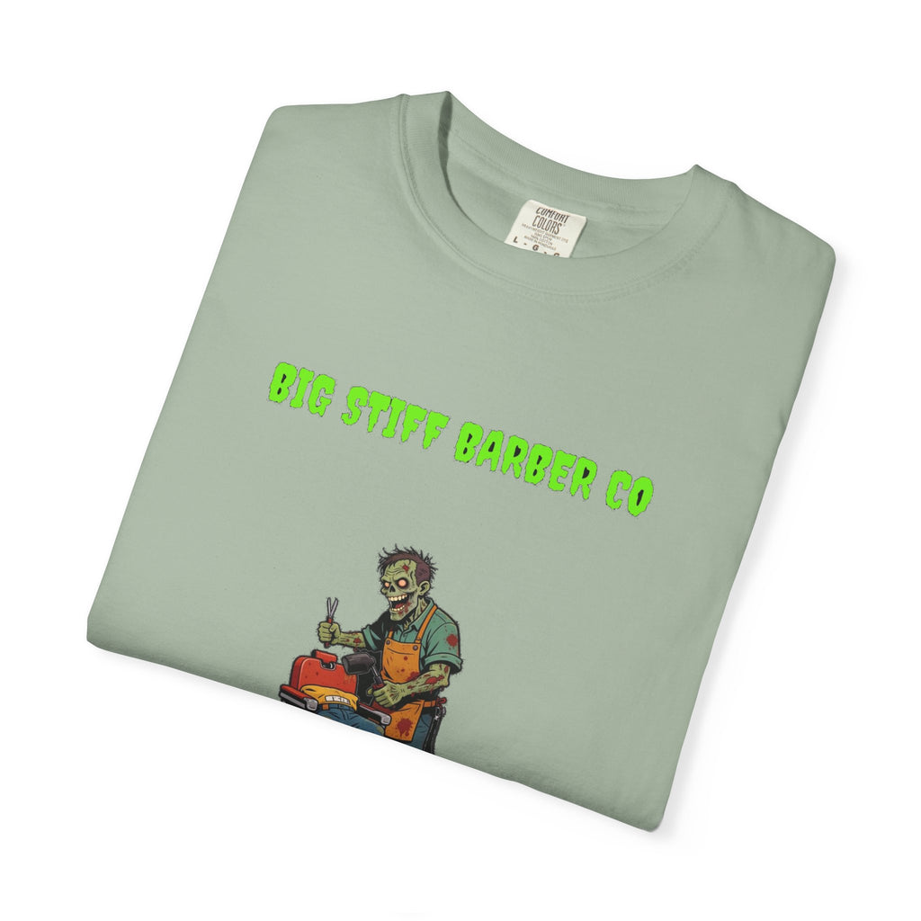 🧟 Big Stiff BARBER CO — "a little off the top... of your head"