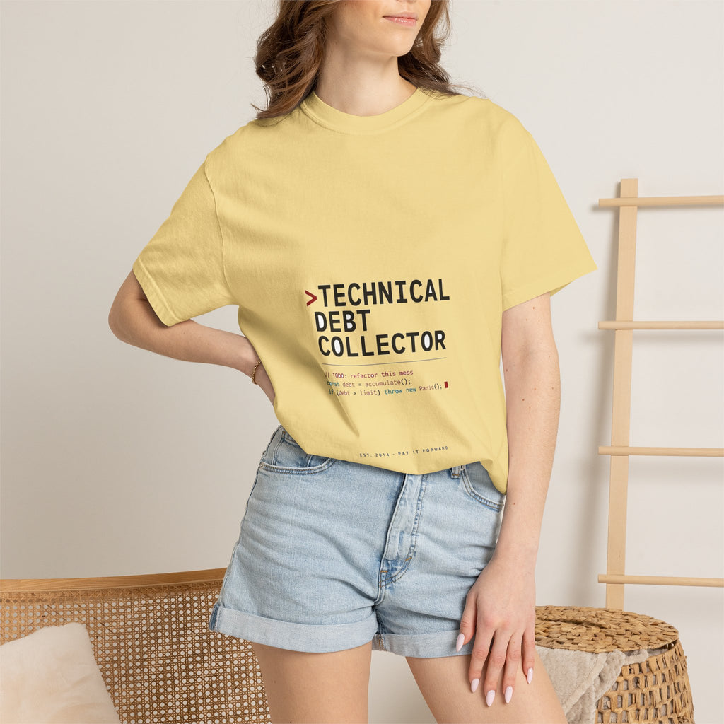 Technical Debt Collector — Dev Humor Tee