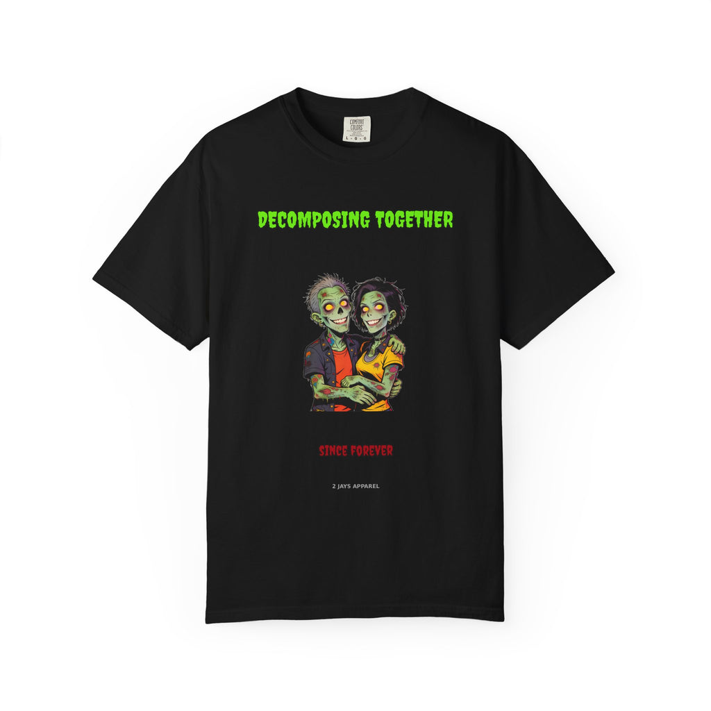 Decomposing Together — Zombie Couple Tee