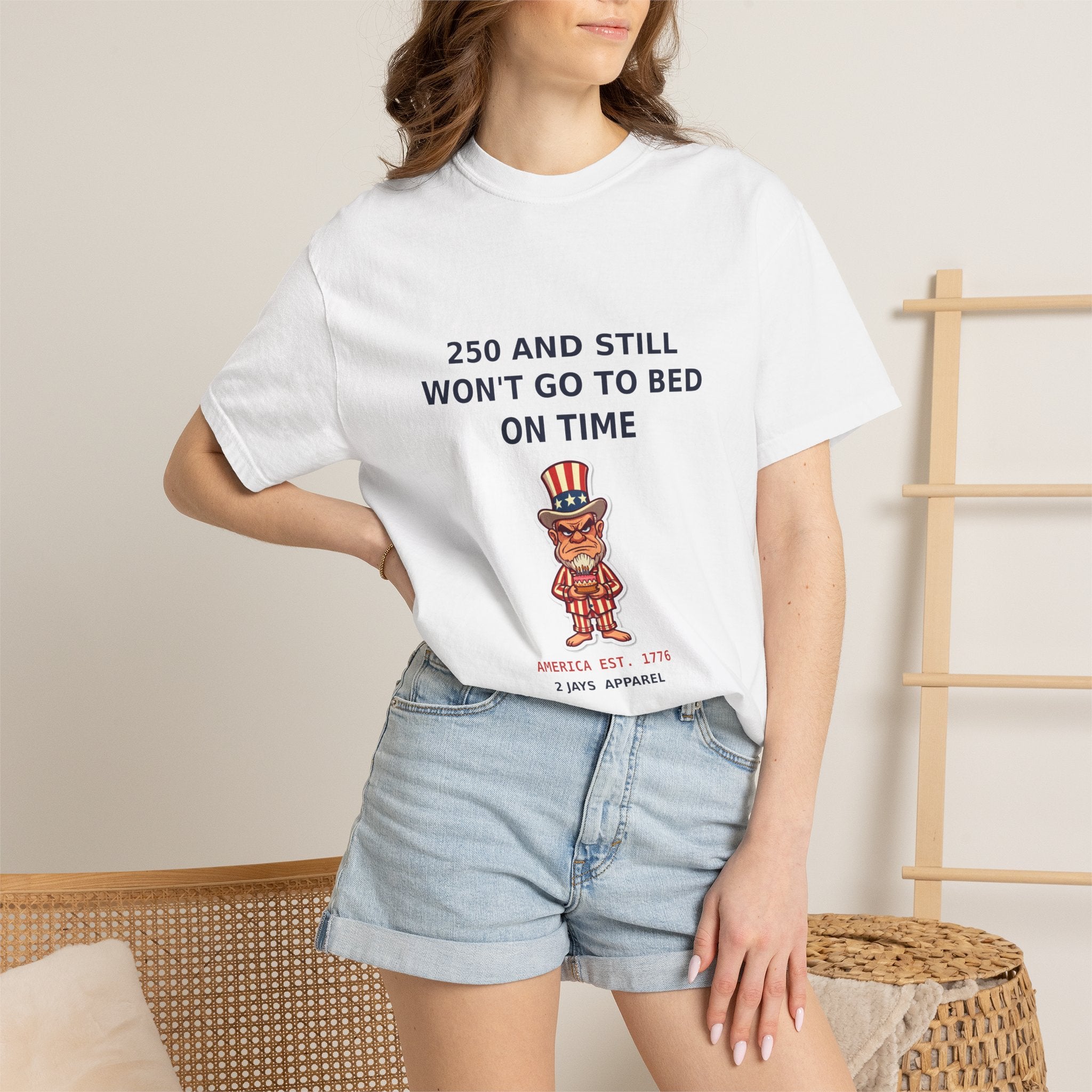Two Hundred And Old — Funny USA 250th Tee