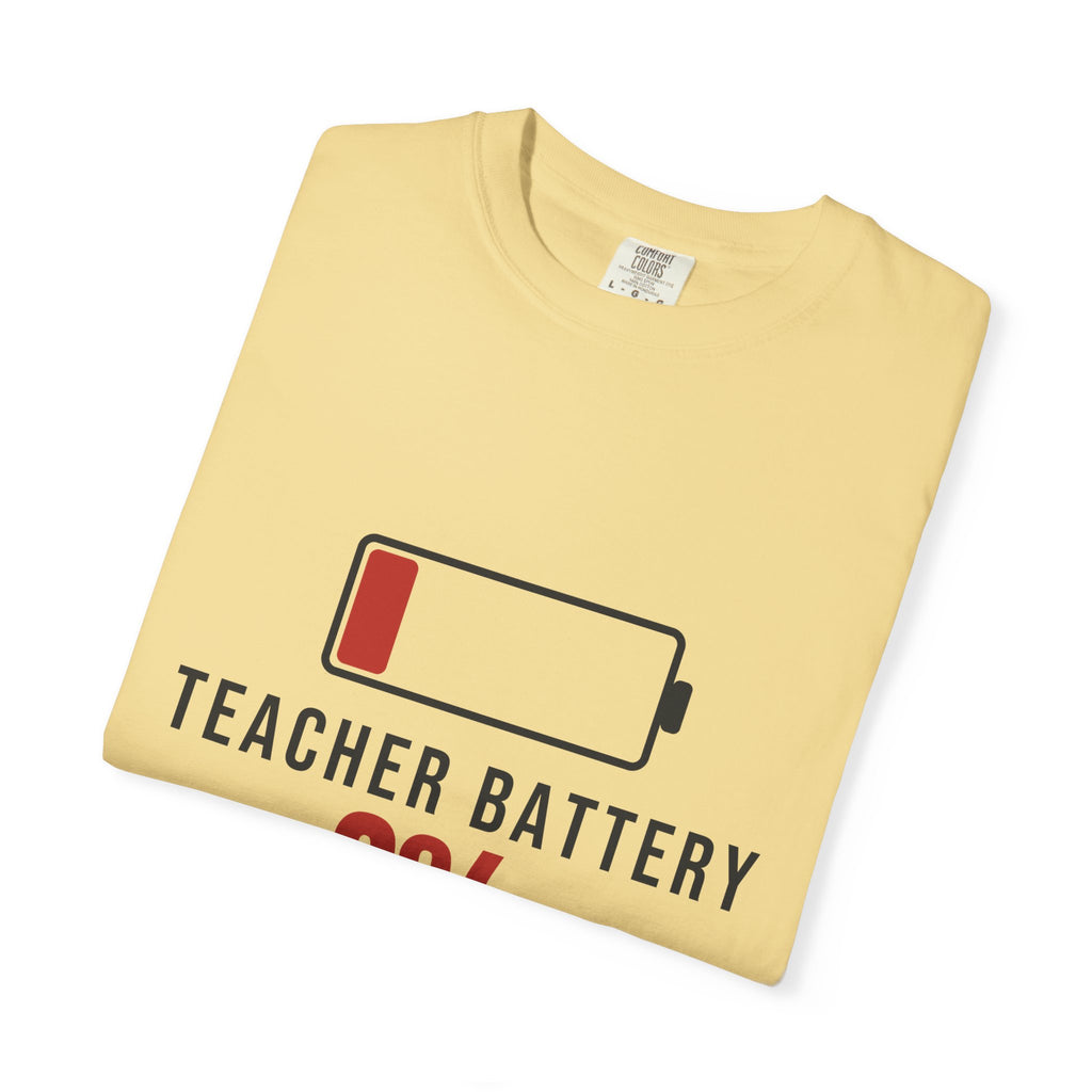 Teacher Battery Funny T-Shirt | Soft Unisex Tee | Sarcastic Gift