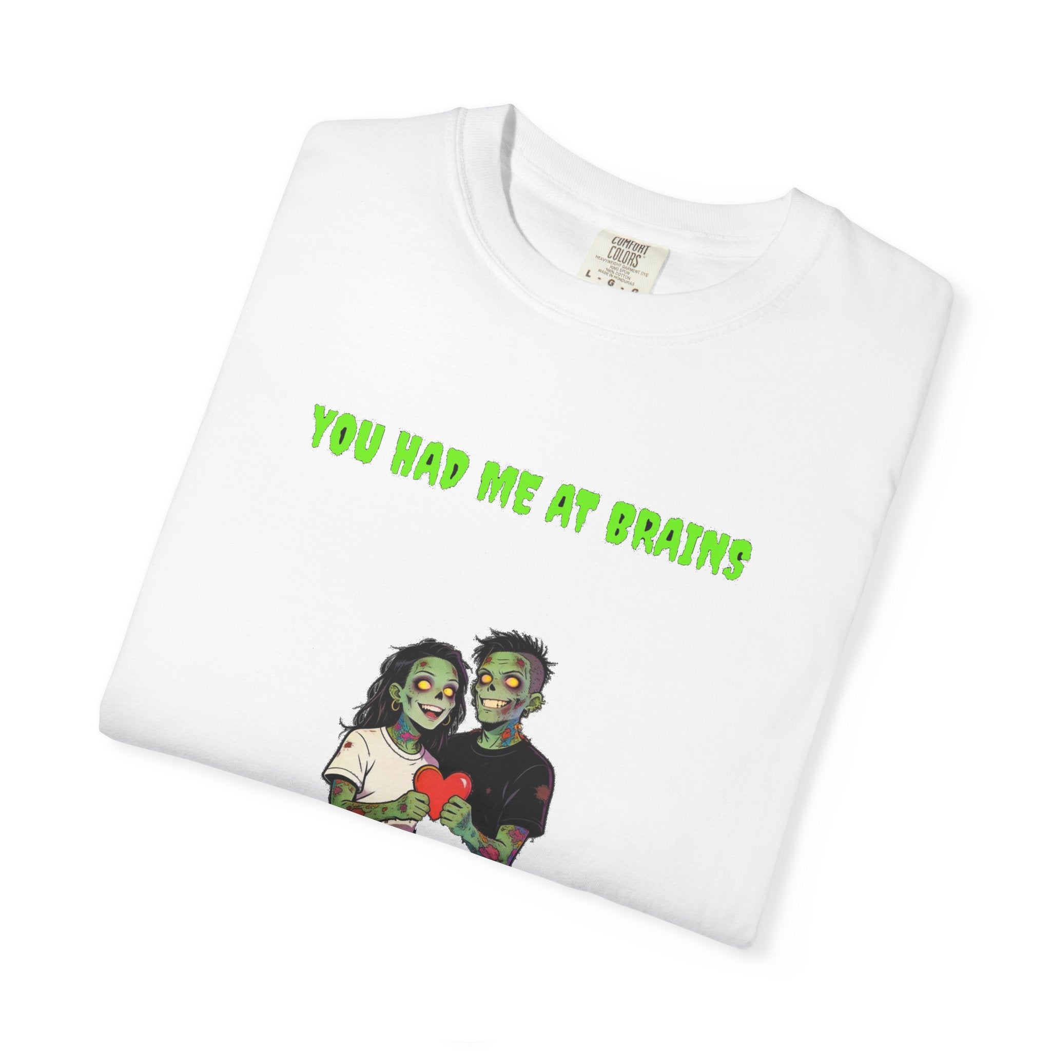🧟❤️ Zombie Couple — YOU HAD ME AT BRAINS — "forever hungry for you"