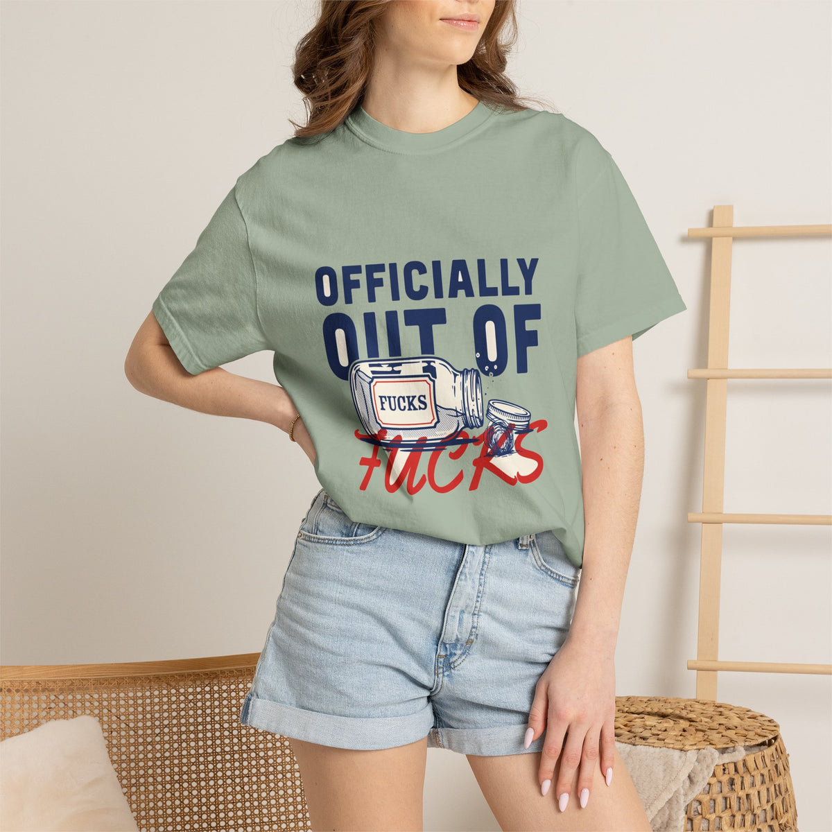 Officially Out Of Fucks — Funny Adult Tee