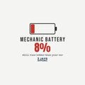 Mechanic Battery Funny T-Shirt | Soft Unisex Tee | Sarcastic Gift