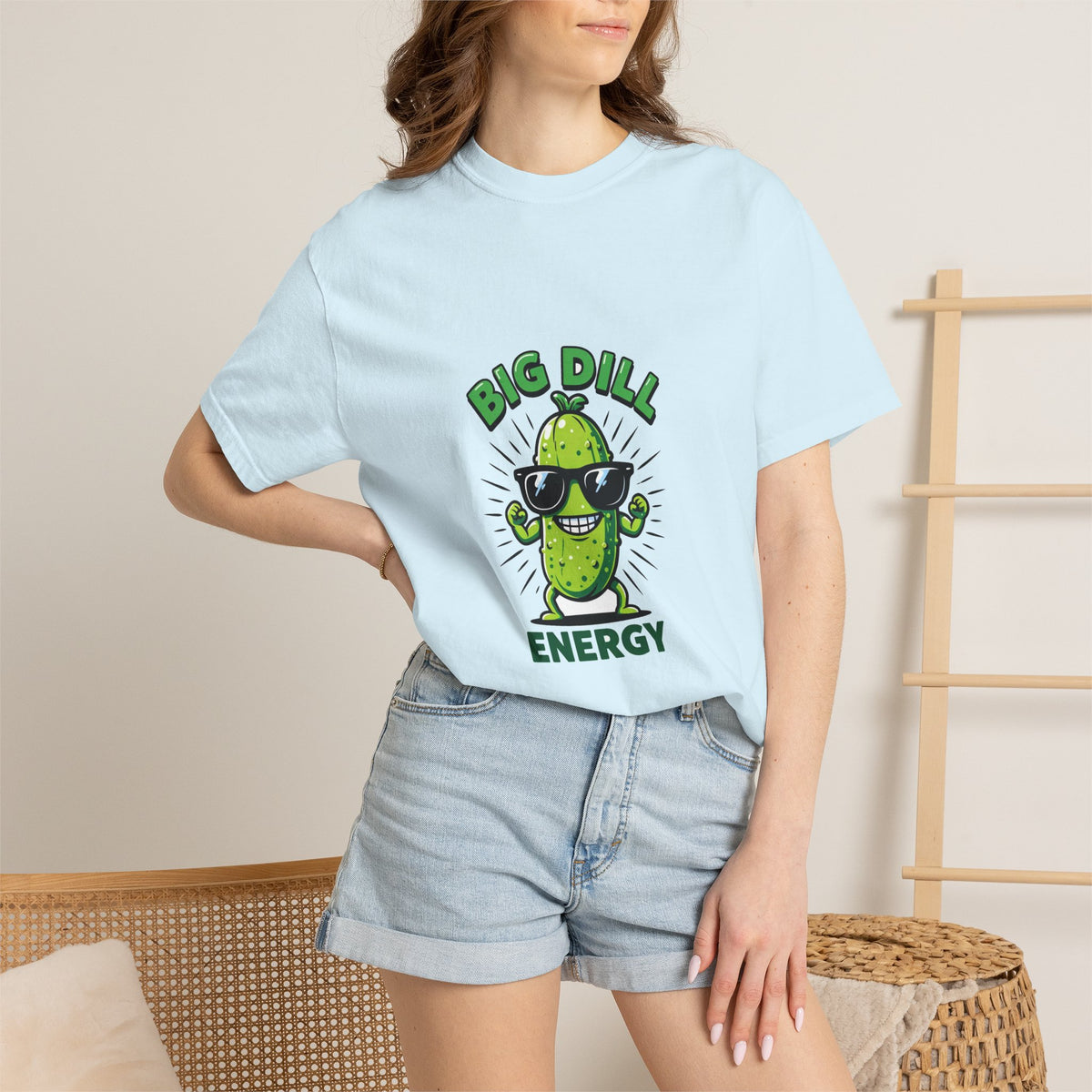 Big Dill Energy — Funny Sunglasses Pickle Tee