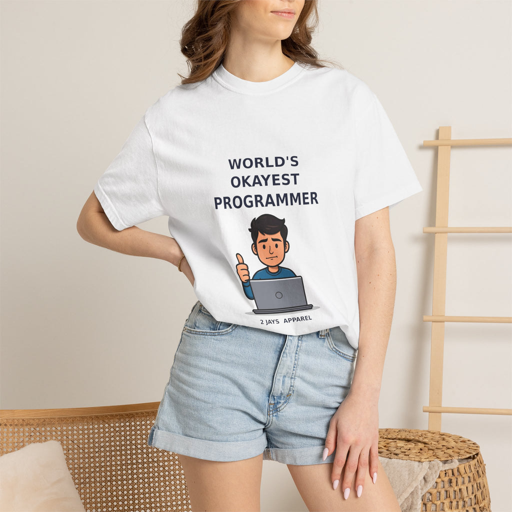 World's Okayest Programmer — Funny Coder Tee