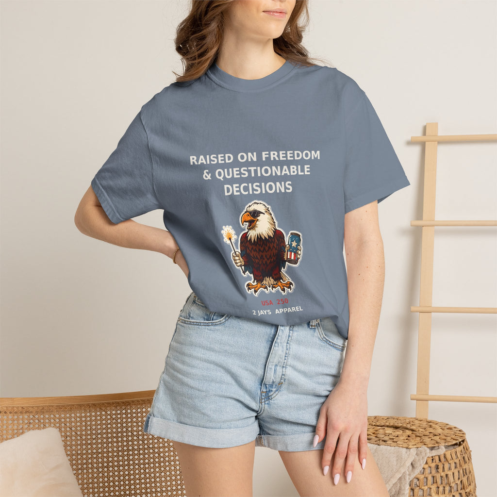 Feral By Founding — Funny Patriotic USA 250 Tee