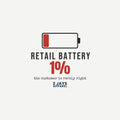 Retail Battery Funny T-Shirt | Soft Unisex Tee | Sarcastic Gift