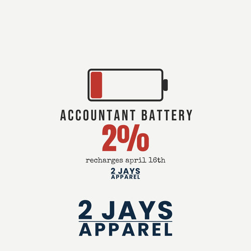 Accountant Battery Funny T-Shirt | Soft Unisex Tee | Sarcastic Gift