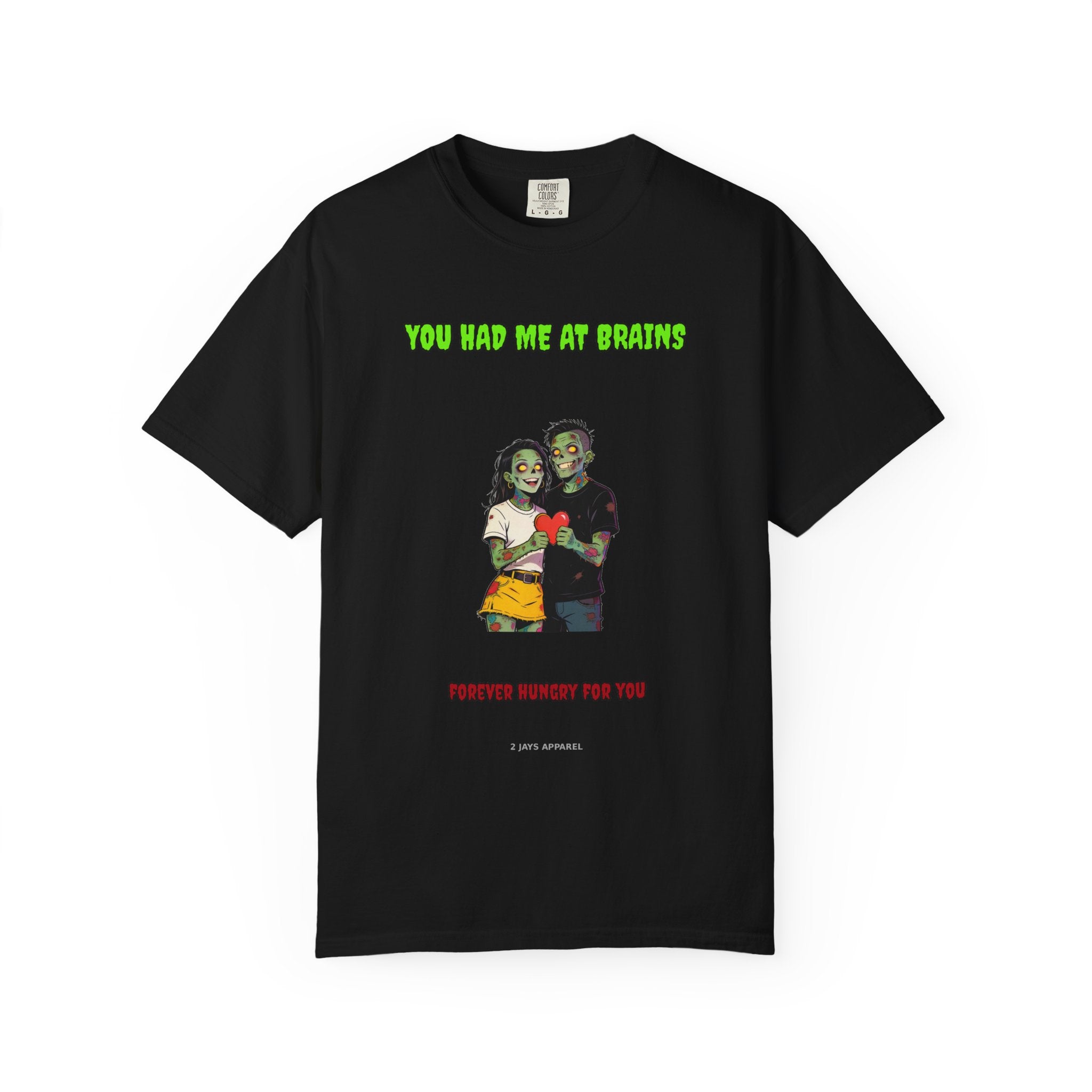 You Had Me At Brains — Zombie Couple Tee