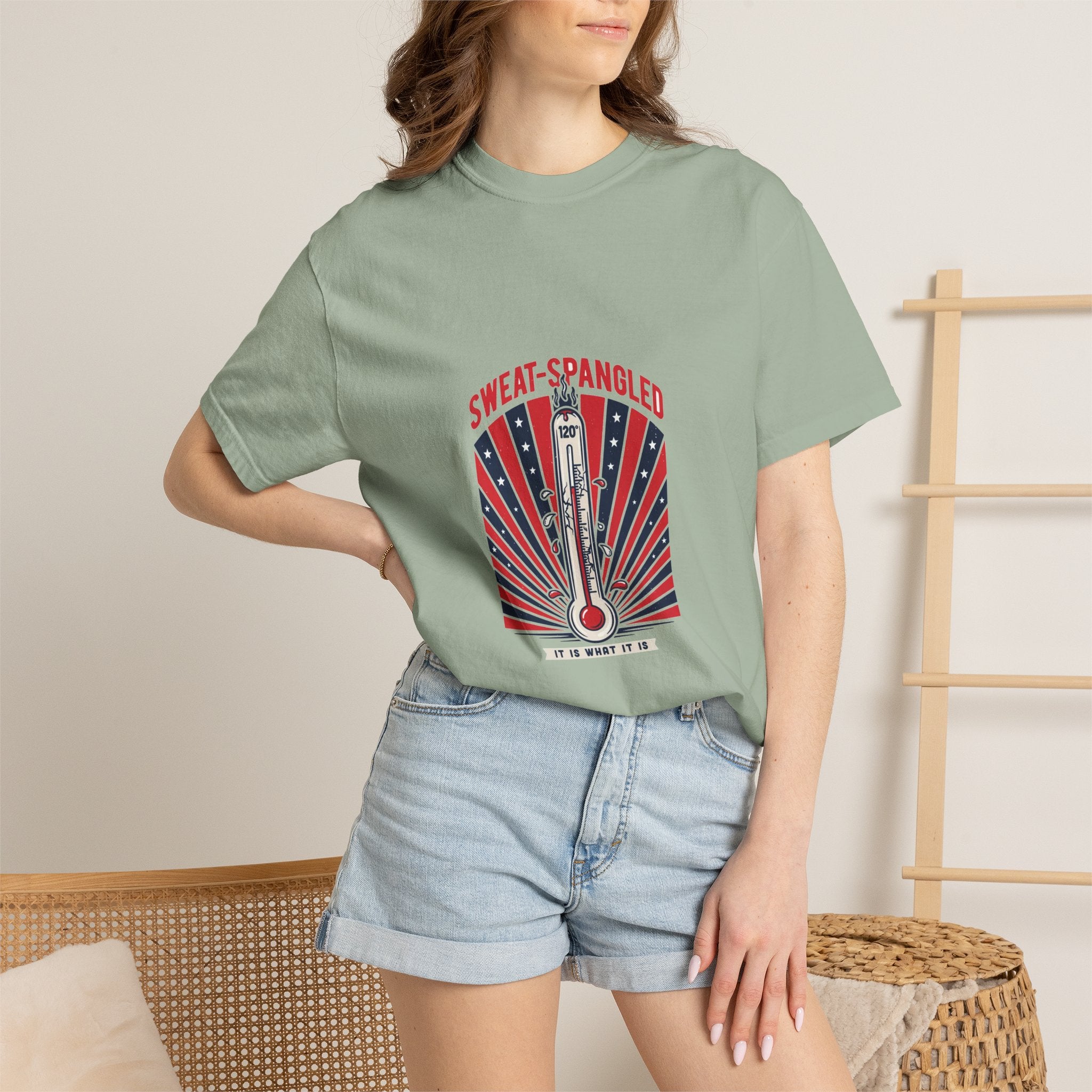 Sweat-Spangled — Funny Summer Patriotic Tee