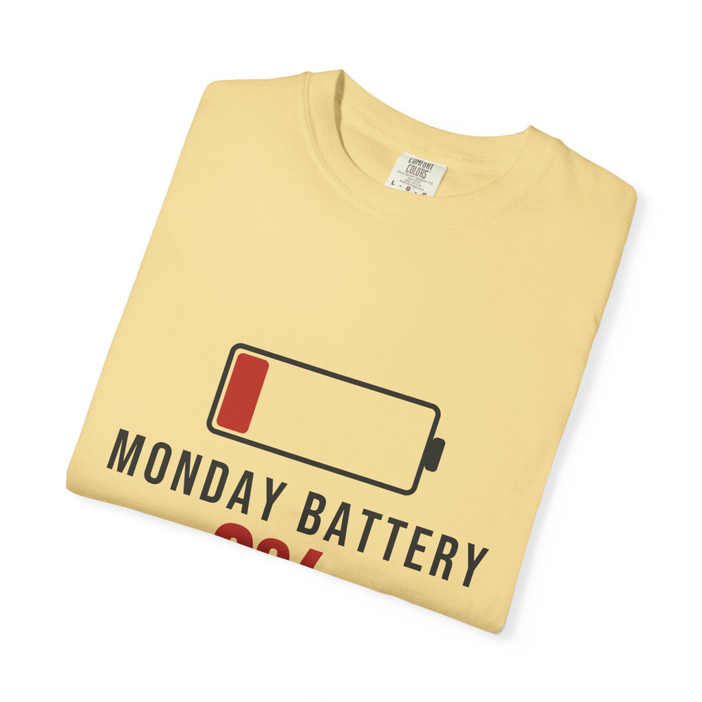 Monday Battery Funny T-Shirt | Soft Unisex Tee | Sarcastic Gift