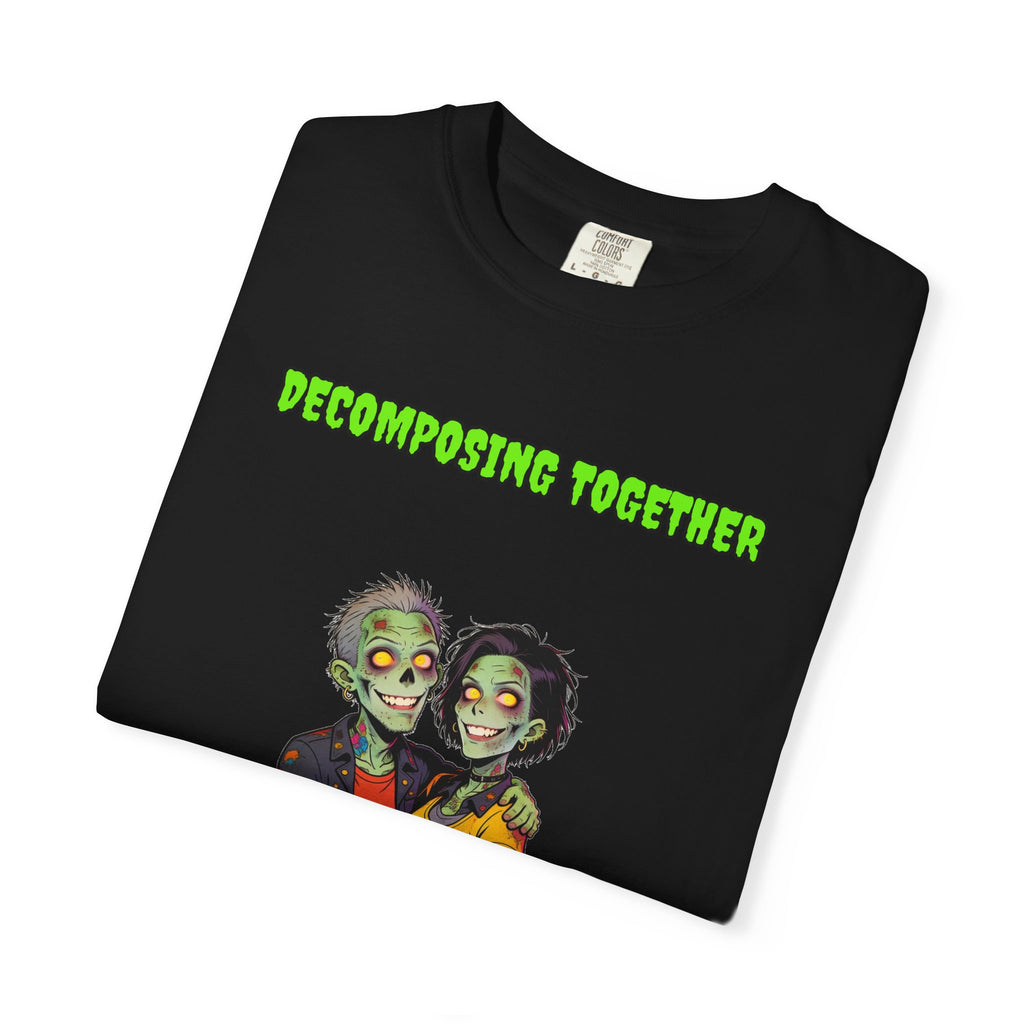Decomposing Together — Zombie Couple Tee