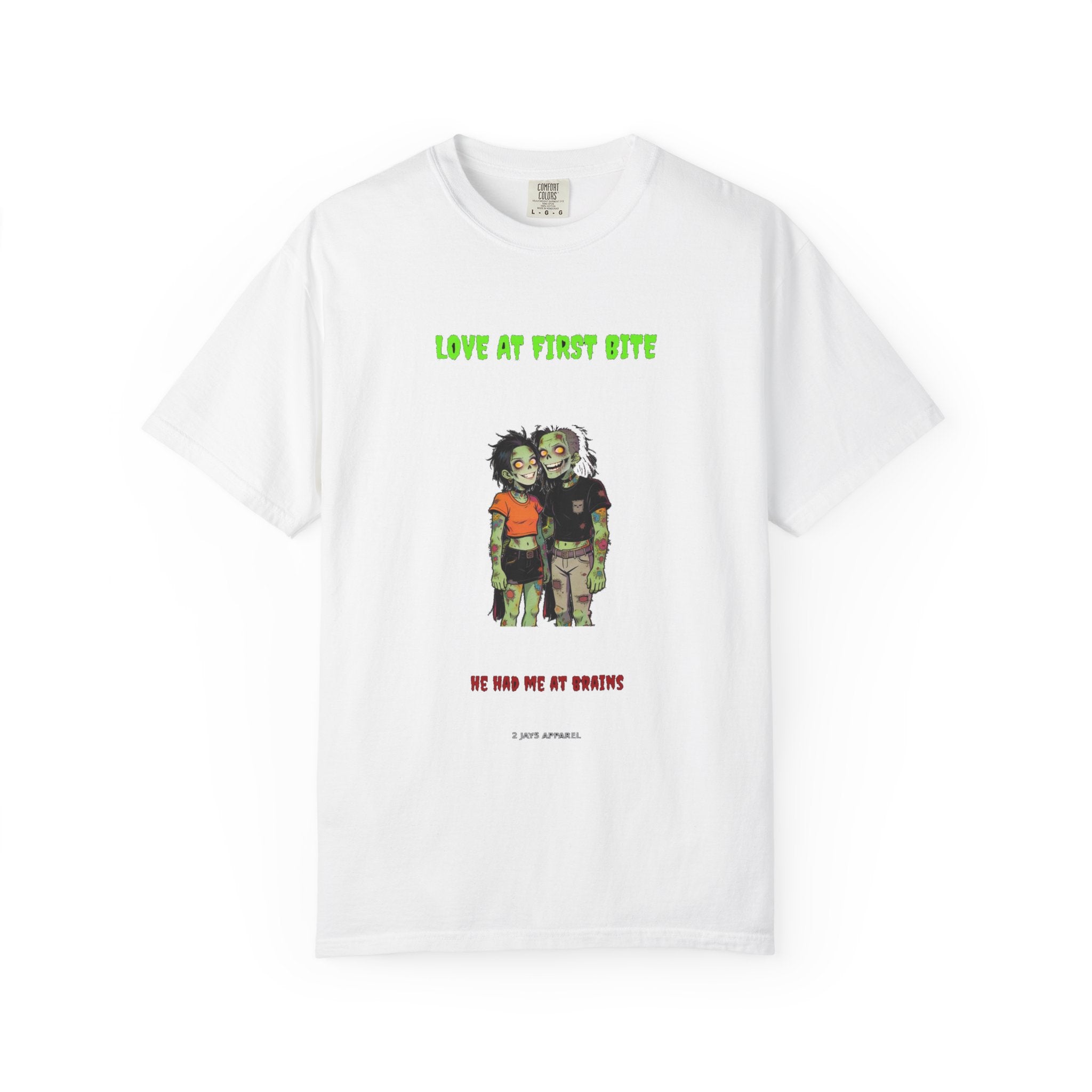 🧟❤️ Zombie Couple — LOVE AT FIRST BITE — "he had me at brains"