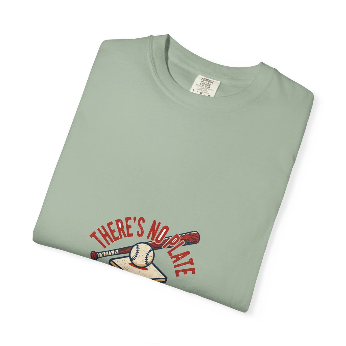 There's No Plate Like Home — Funny Baseball Tee