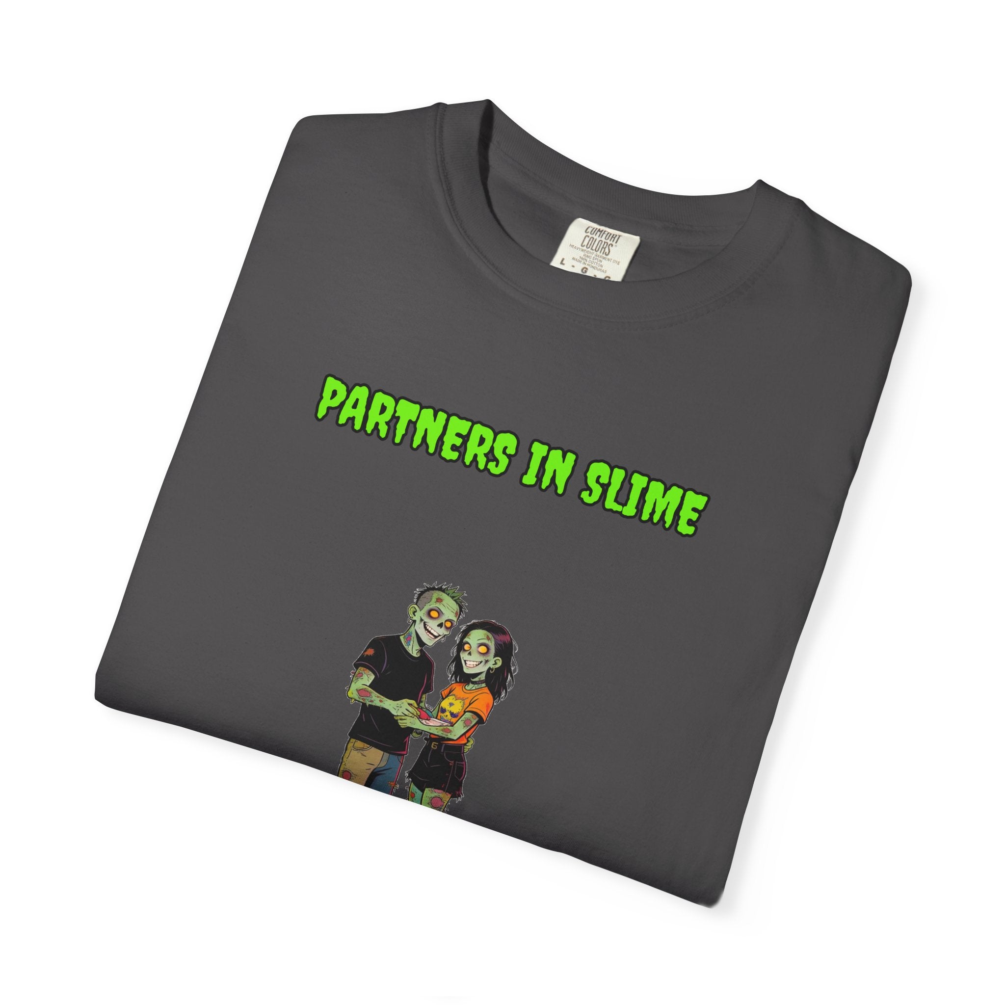 Partners In Slime — Zombie Couple Tee
