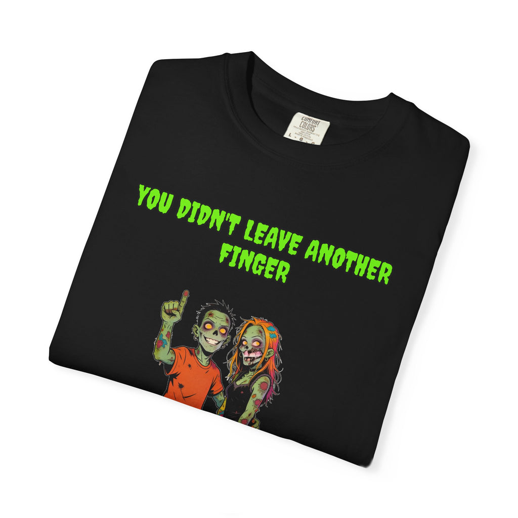 You Didn't Leave Another Finger — Zombie Couple Tee (18+)