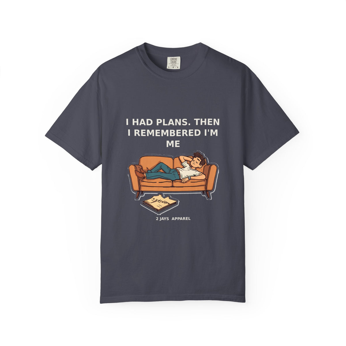 Allergic To Plans — Funny Introvert Tee