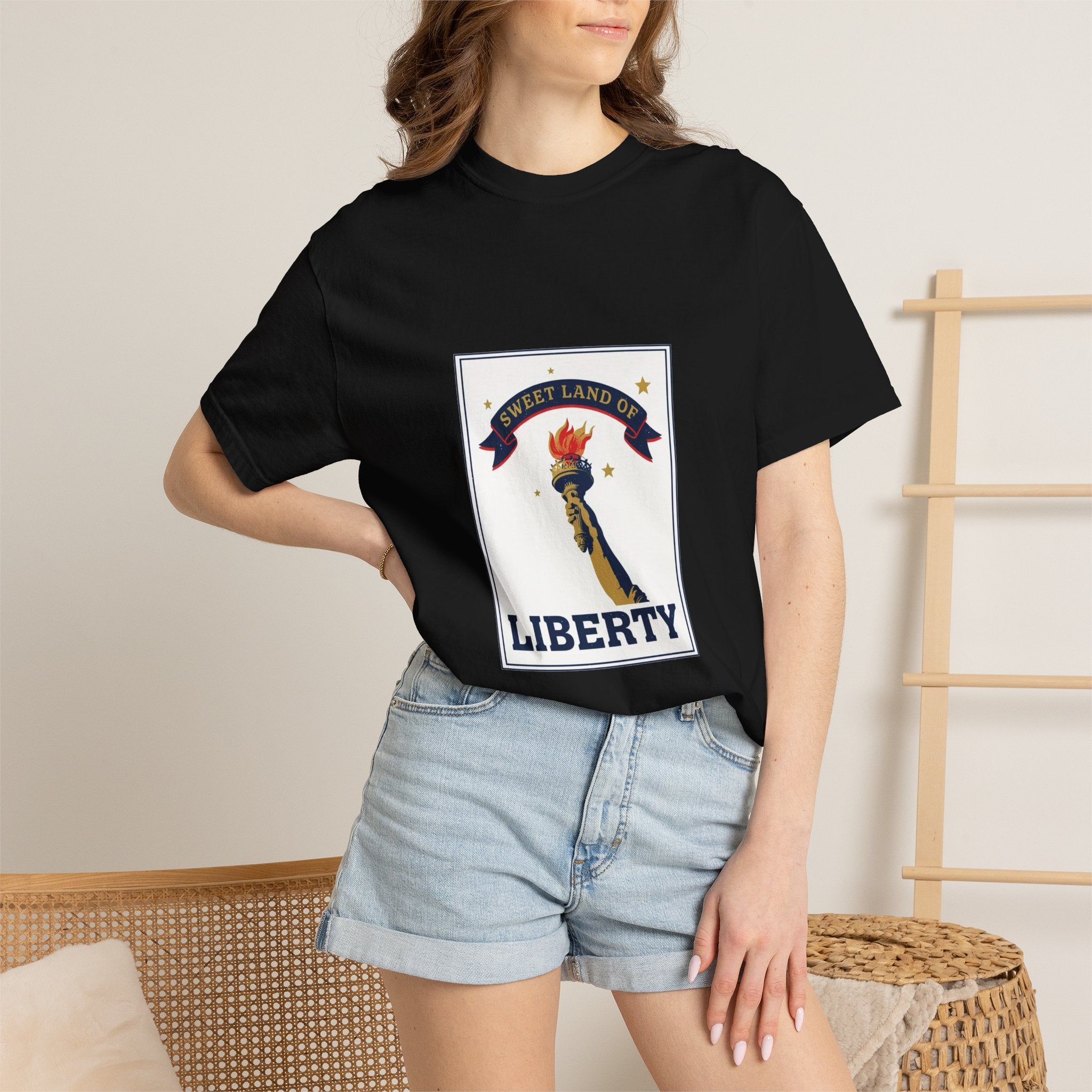 Sweet Land Of Liberty — Patriotic Statue Of Liberty Tee