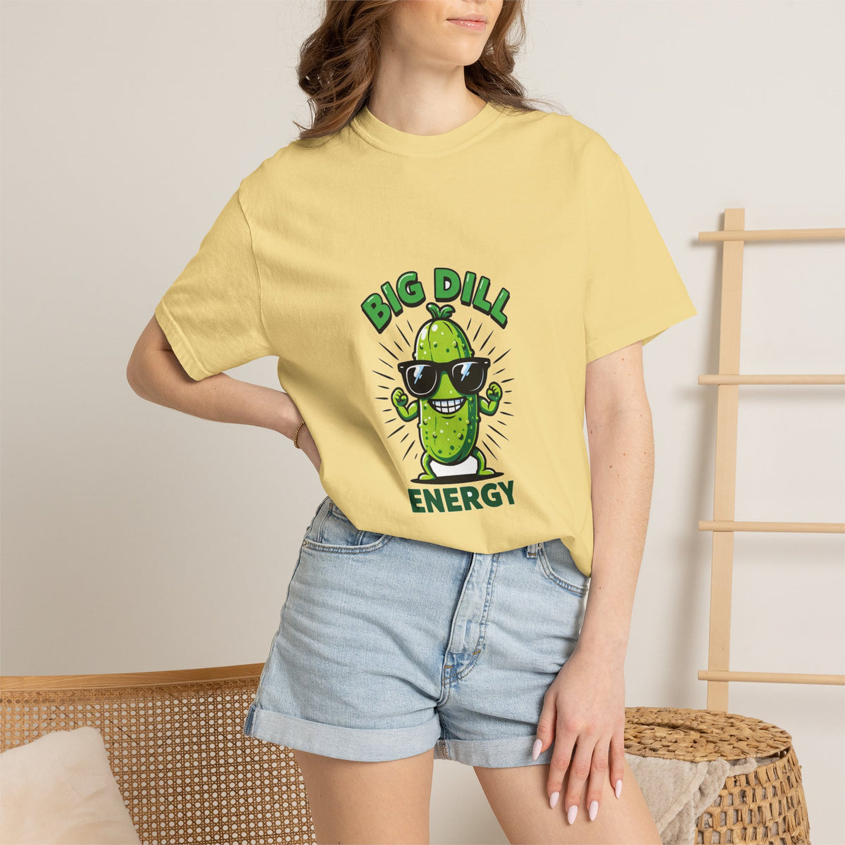 Big Dill Energy — Funny Sunglasses Pickle Tee