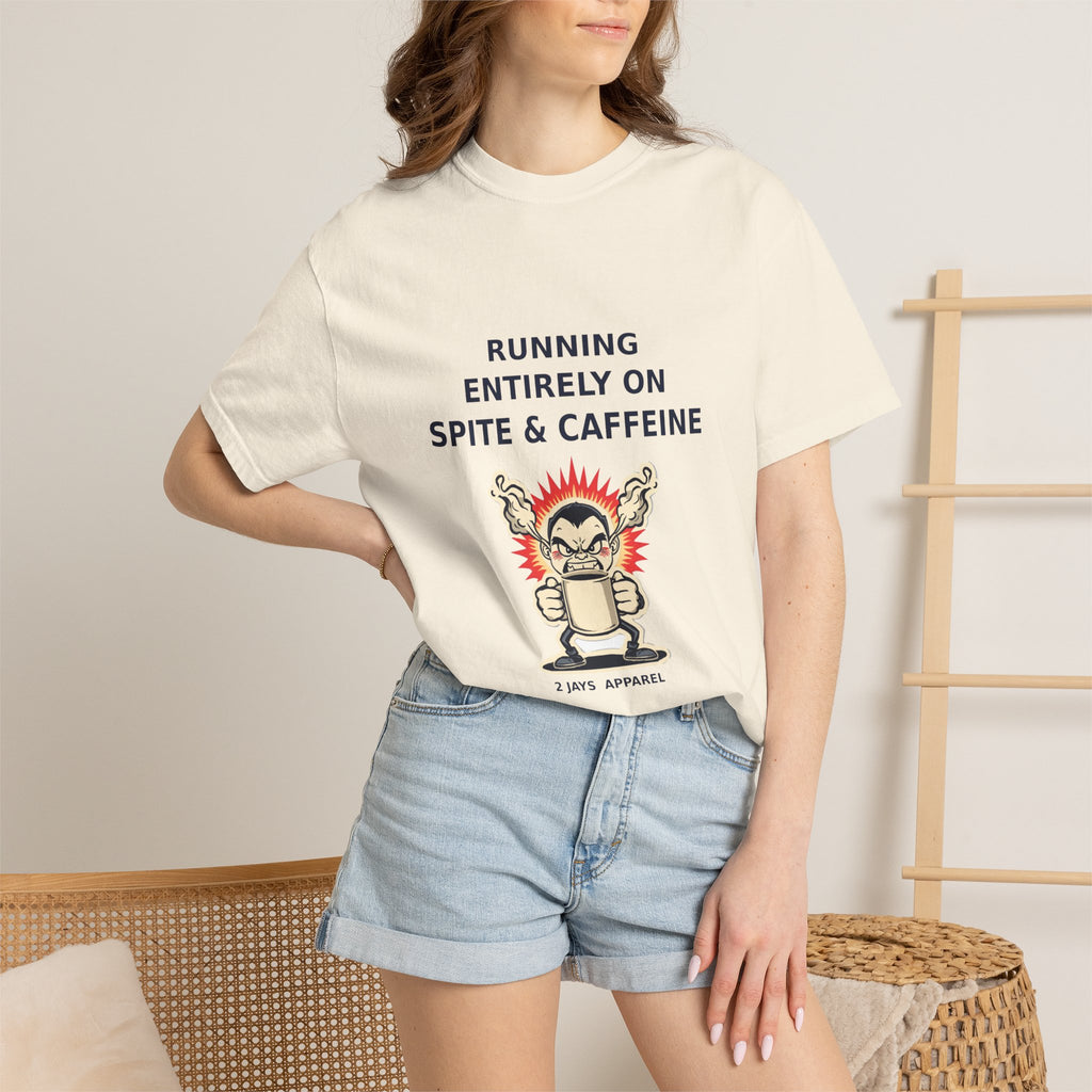 Powered By Spite — Funny Sarcastic Tee