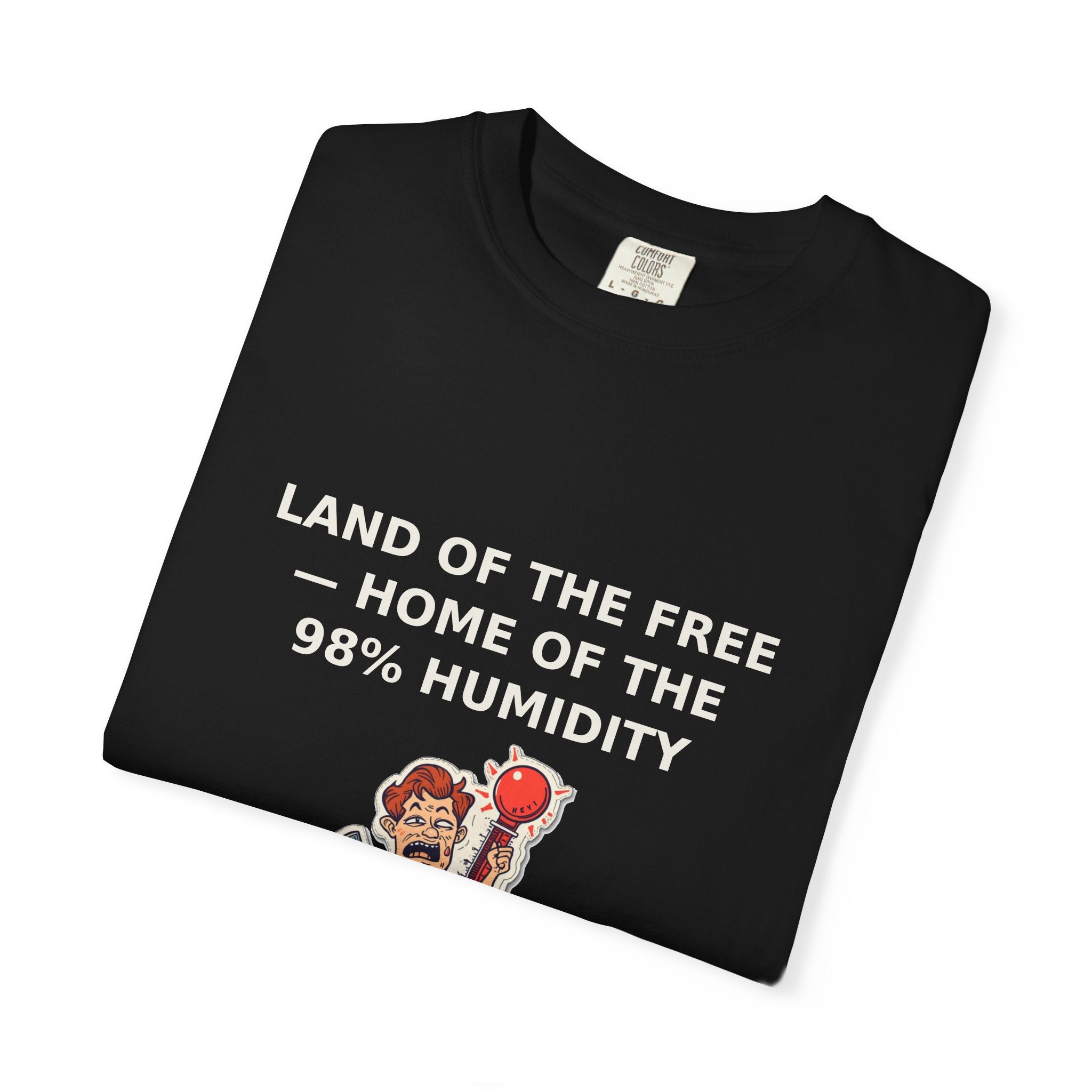 Sweat, Spangled — Funny 4th of July Humidity Tee
