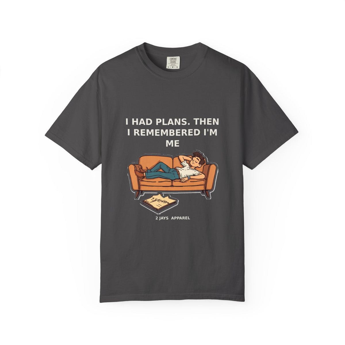Allergic To Plans — Funny Introvert Tee