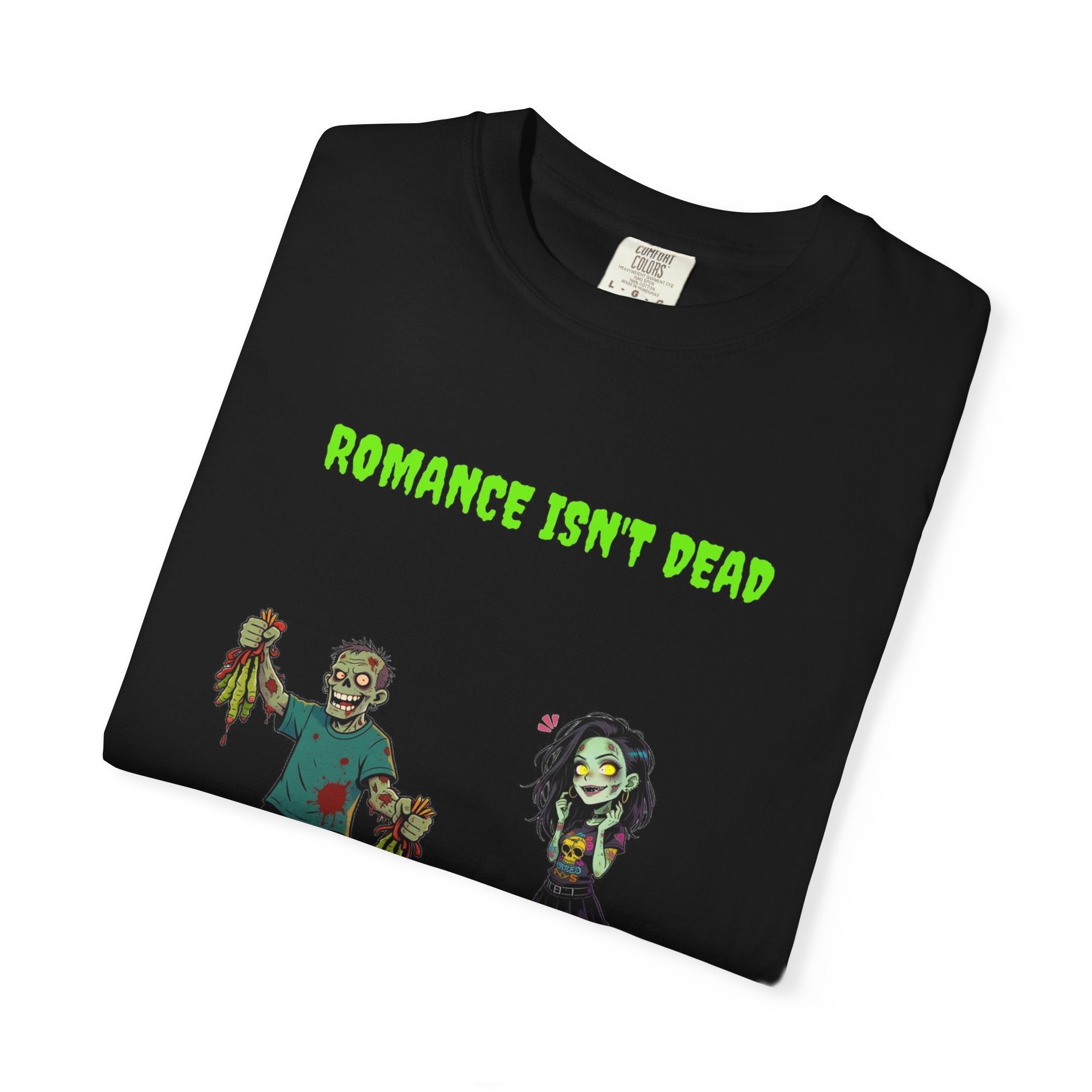 🔞🧟💐 Zombie Couple — ROMANCE ISN'T DEAD — "he always knows how to make me wet" (bouquet of hands)